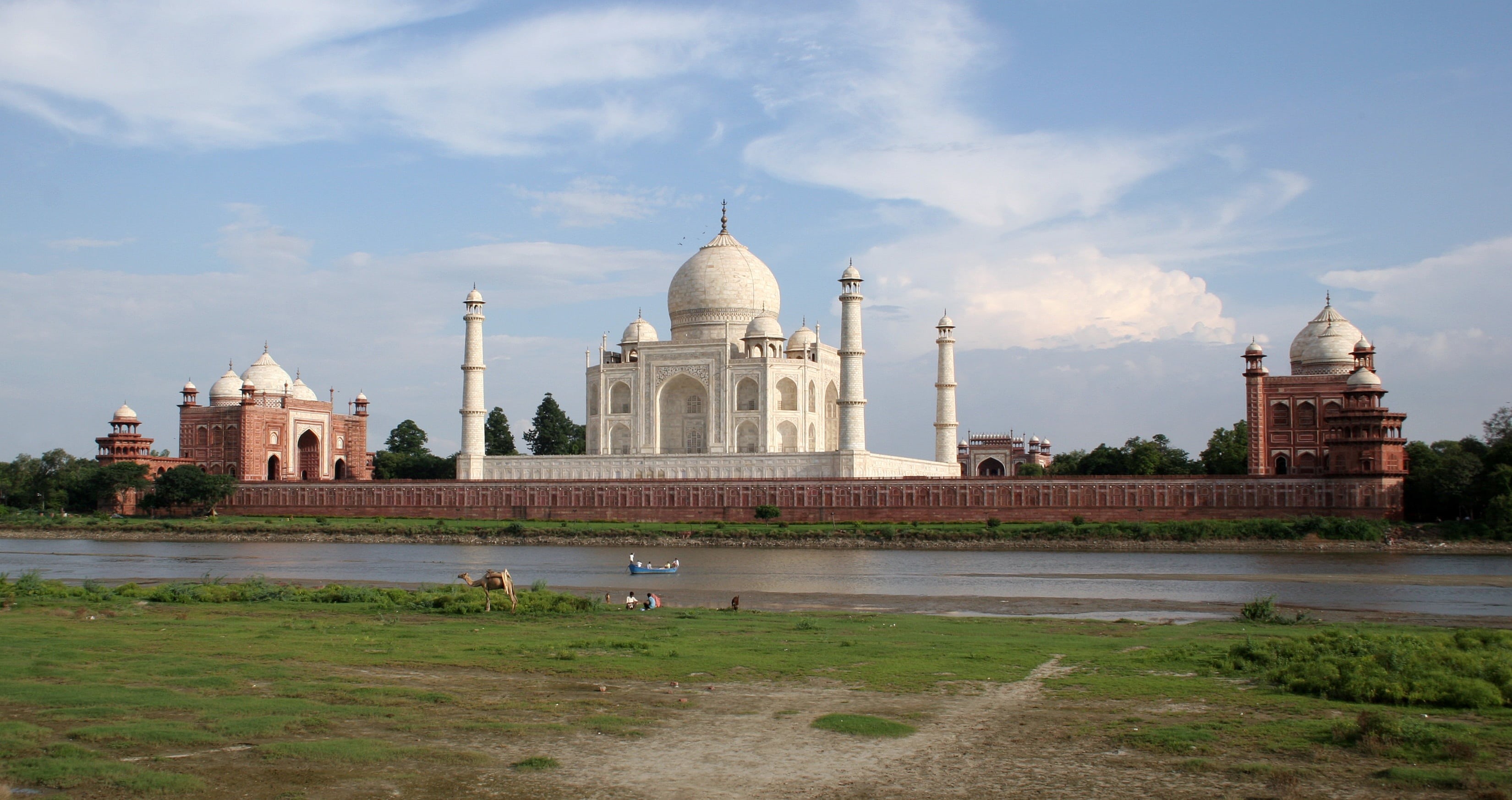 delhi, belief, famous Place, asia, landmark, indian Culture, 2K, taj, tourism, marble, architecture, the past, water, culture, built structure, building, HD Wallpaper