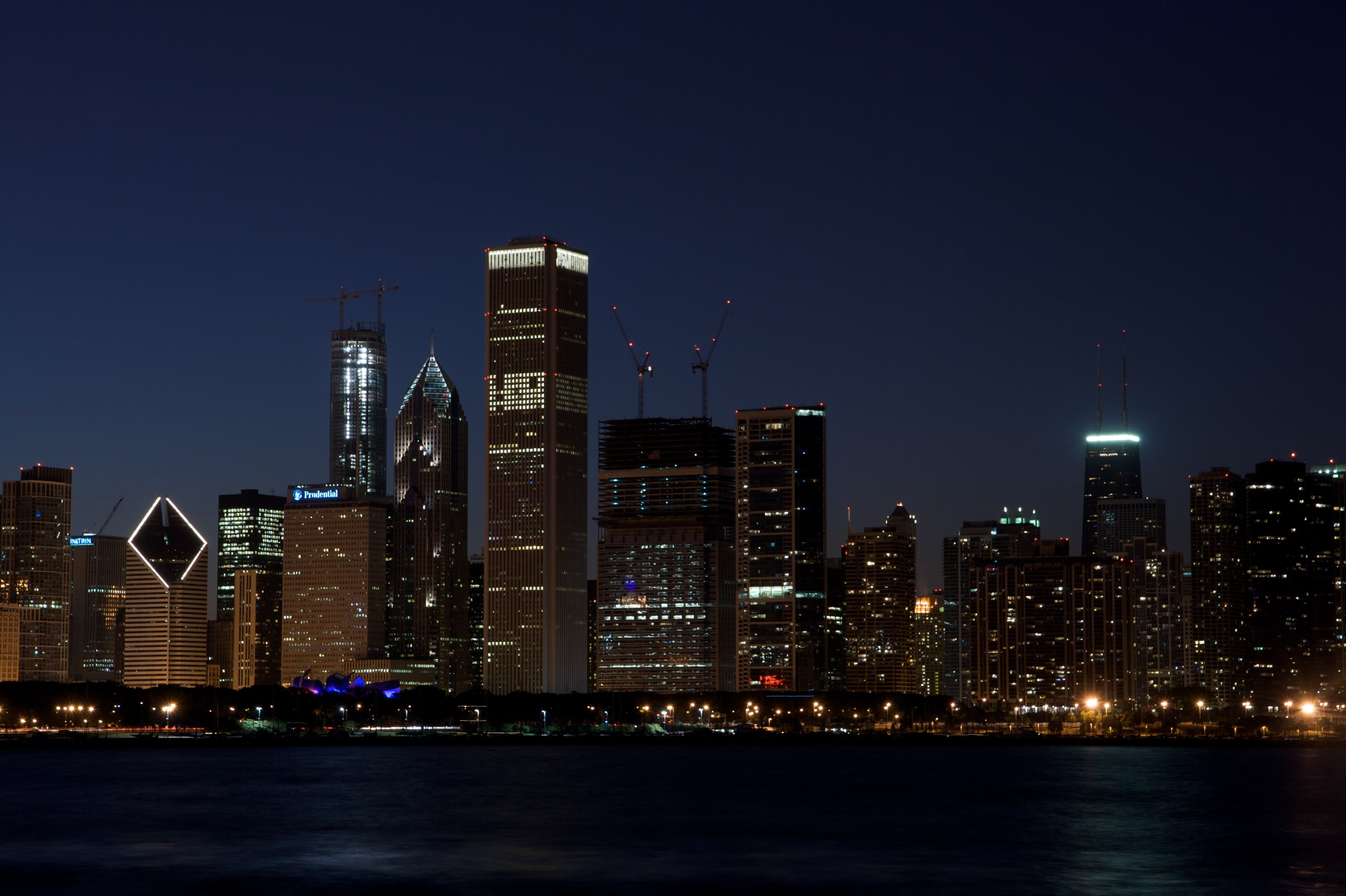 building Exterior, panoramic, tower, new, famous Place, 4K, s, tripod, New York, york, city, cityscape, uSA, night, built Structure, route 66, architecture, HD Wallpaper