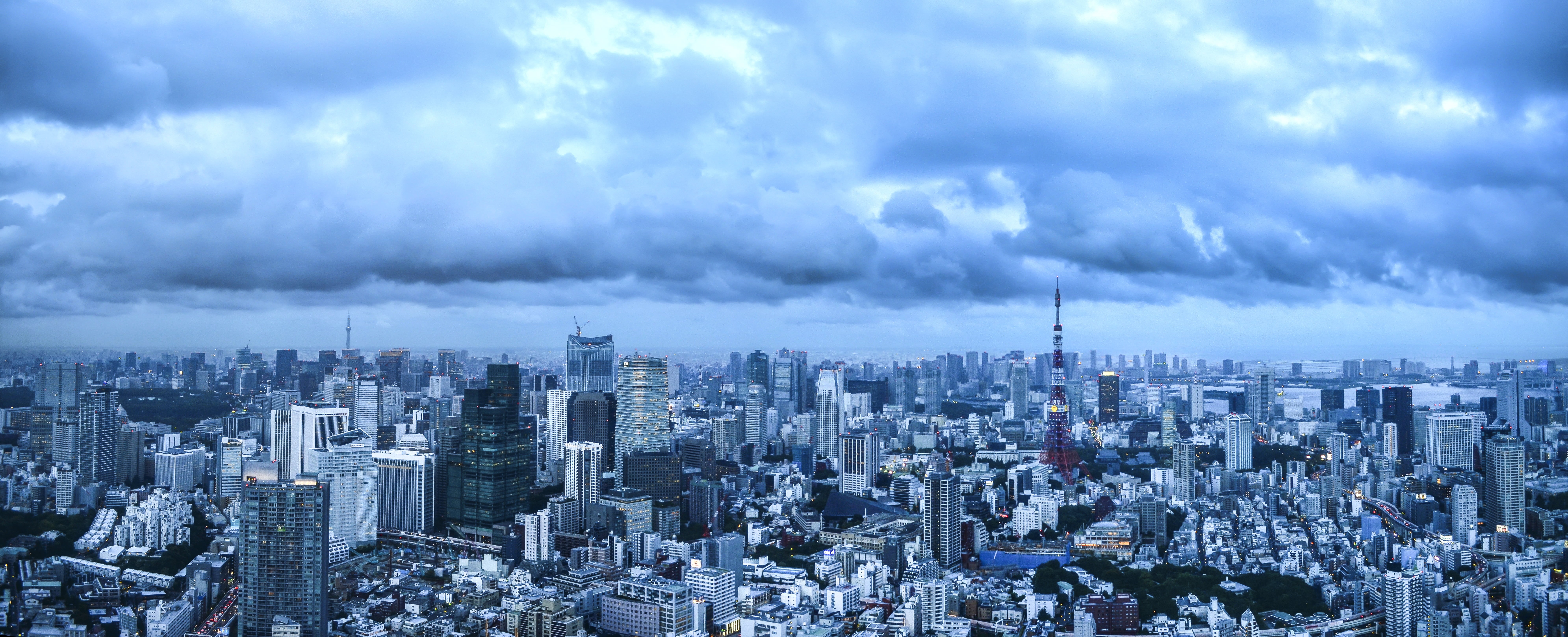 built Structure, Tokyo Tower, urban Skyline, city, Tokyo Sky Tree, landscape, Travel, buildings, Japan, urban Scene, night, building Exterior, Dusk, Tokyo, HD Wallpaper