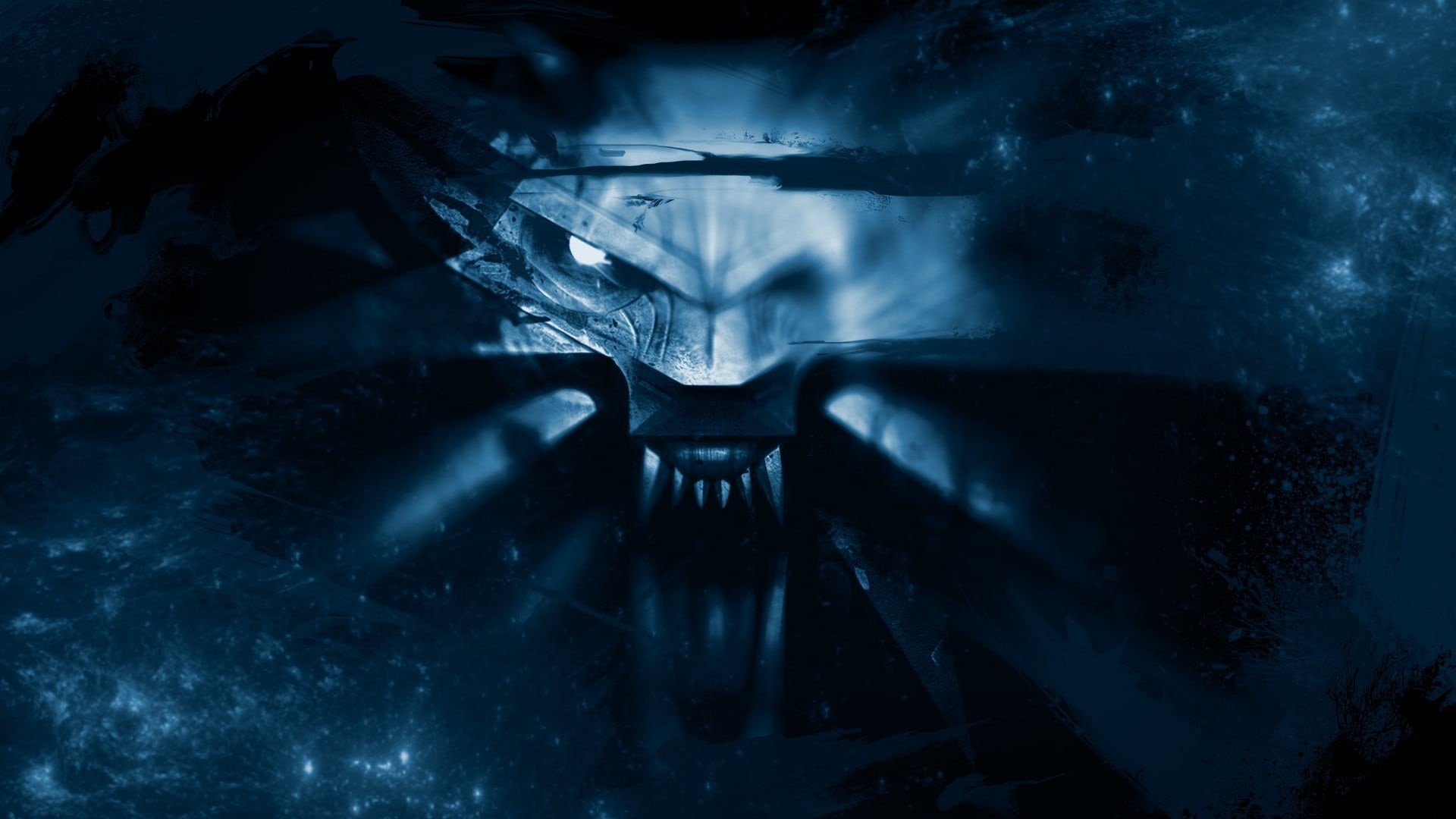 digital composite, emotion, studio shot, drop, artwork, mystery, game, close-up, water, abstract, depression - sadness, ominous, no people, blue, HD Wallpaper