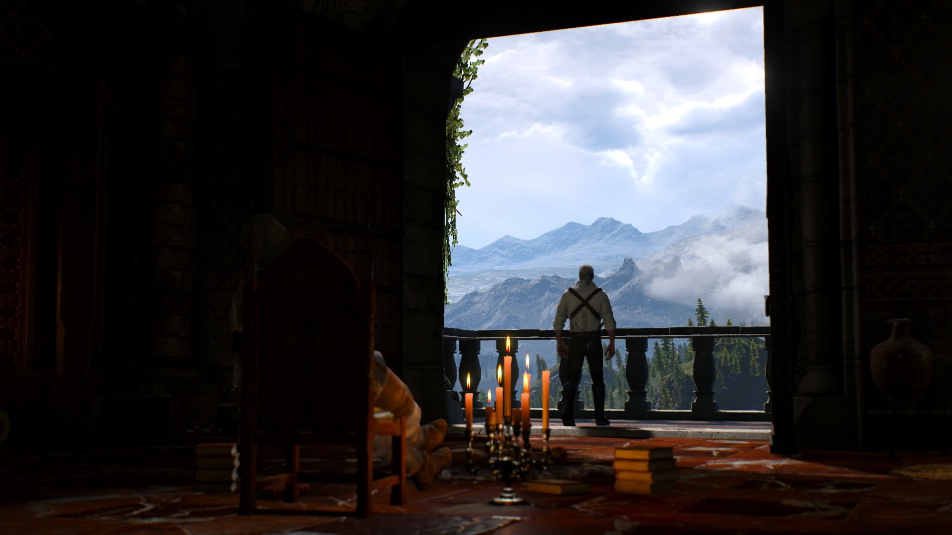 The Witcher 3: Wild Hunt, Kaer Morhen, The Witcher, 1080P, Geralt of Rivia, HD Wallpaper