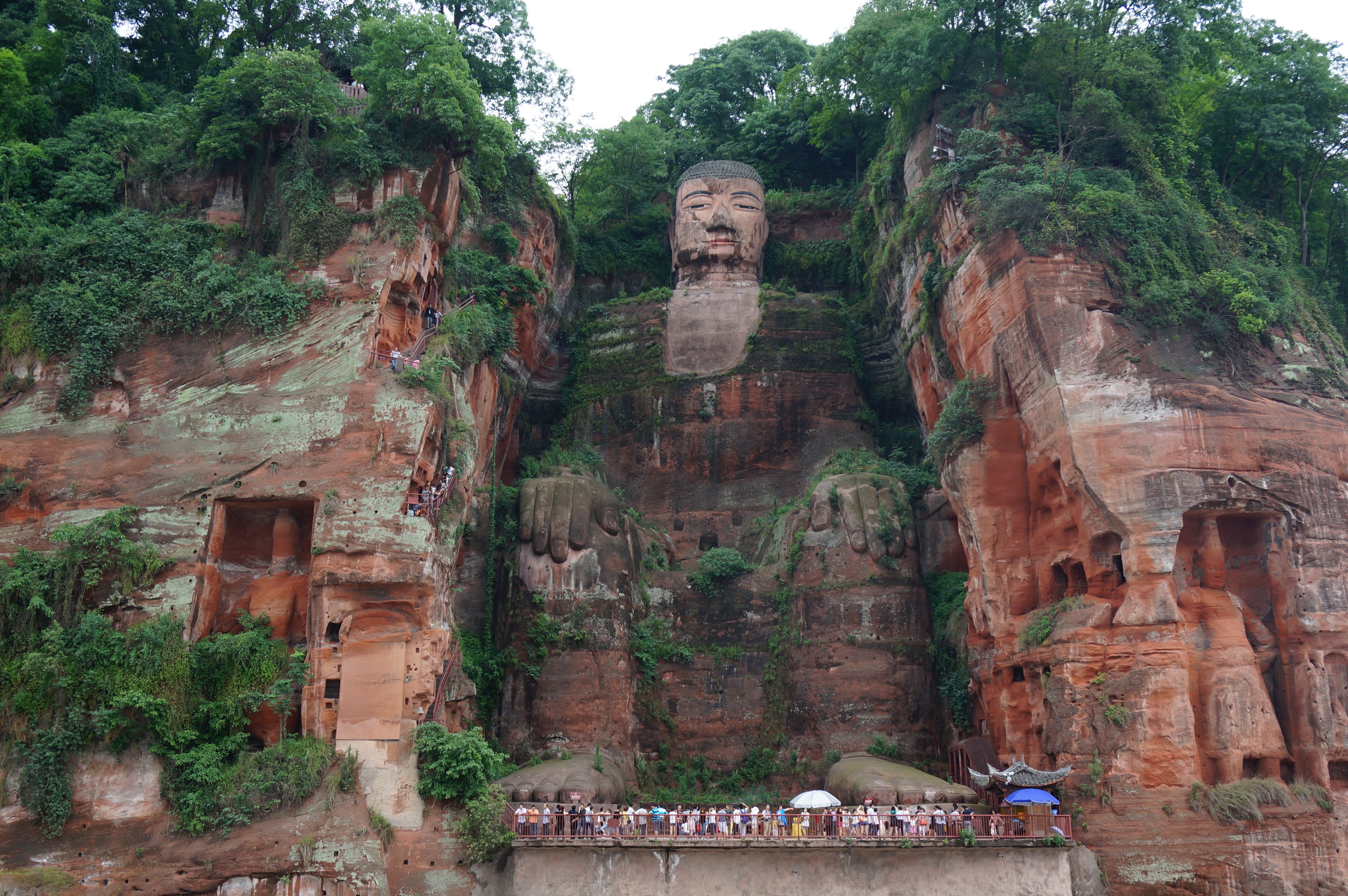 belief, mountain, famous Place, history, archaeology, day, chengdu, cliff, rock - Object, ancient civilization, outdoors, daytime, man, solid, nature, profile, HD Wallpaper