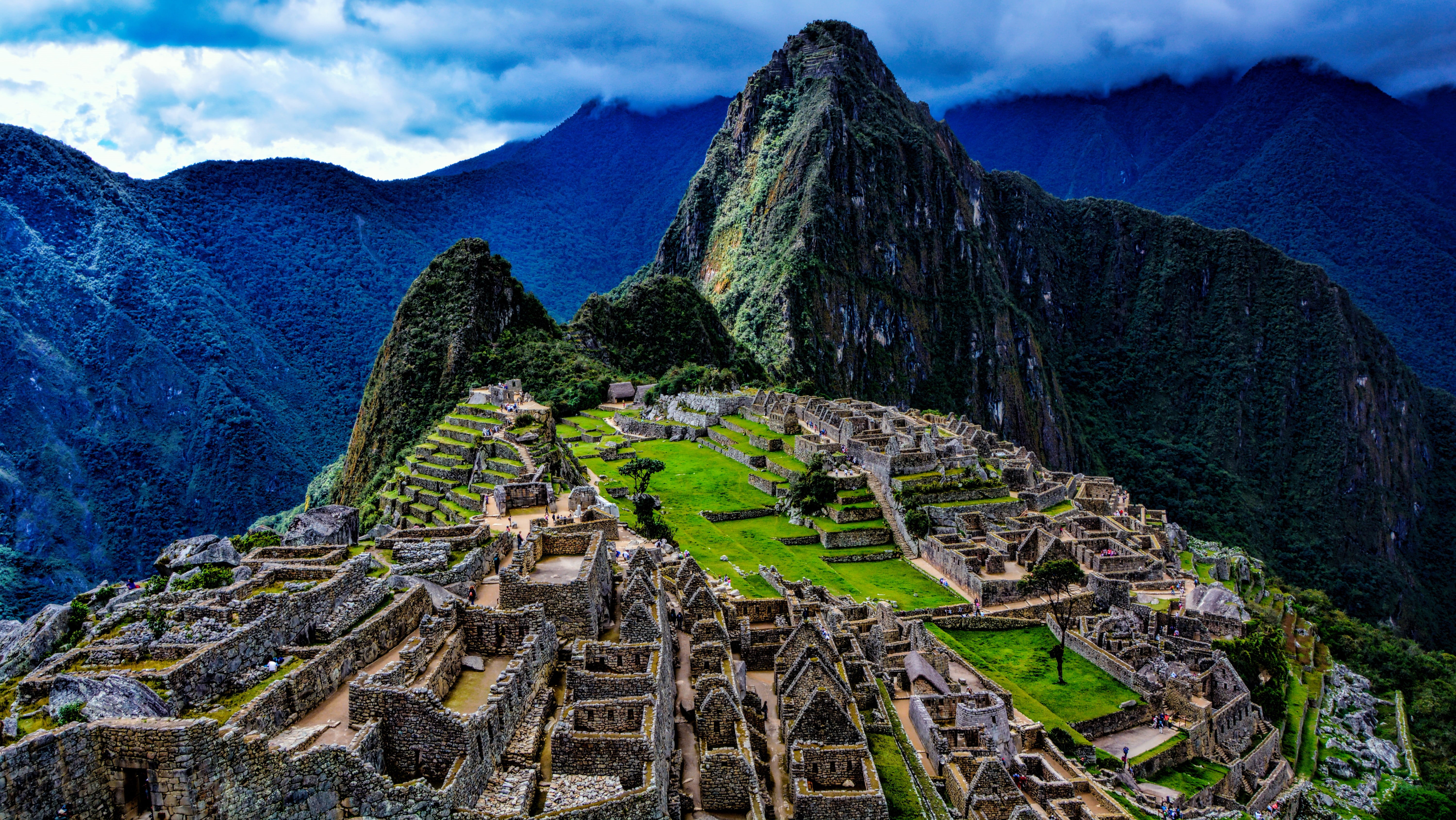 landscape, photography, south American Culture, mountain, aerial photography, inca Trail To Machu Picchu, ancient Civilization, 5K, STRIKING, montañas, HD Wallpaper