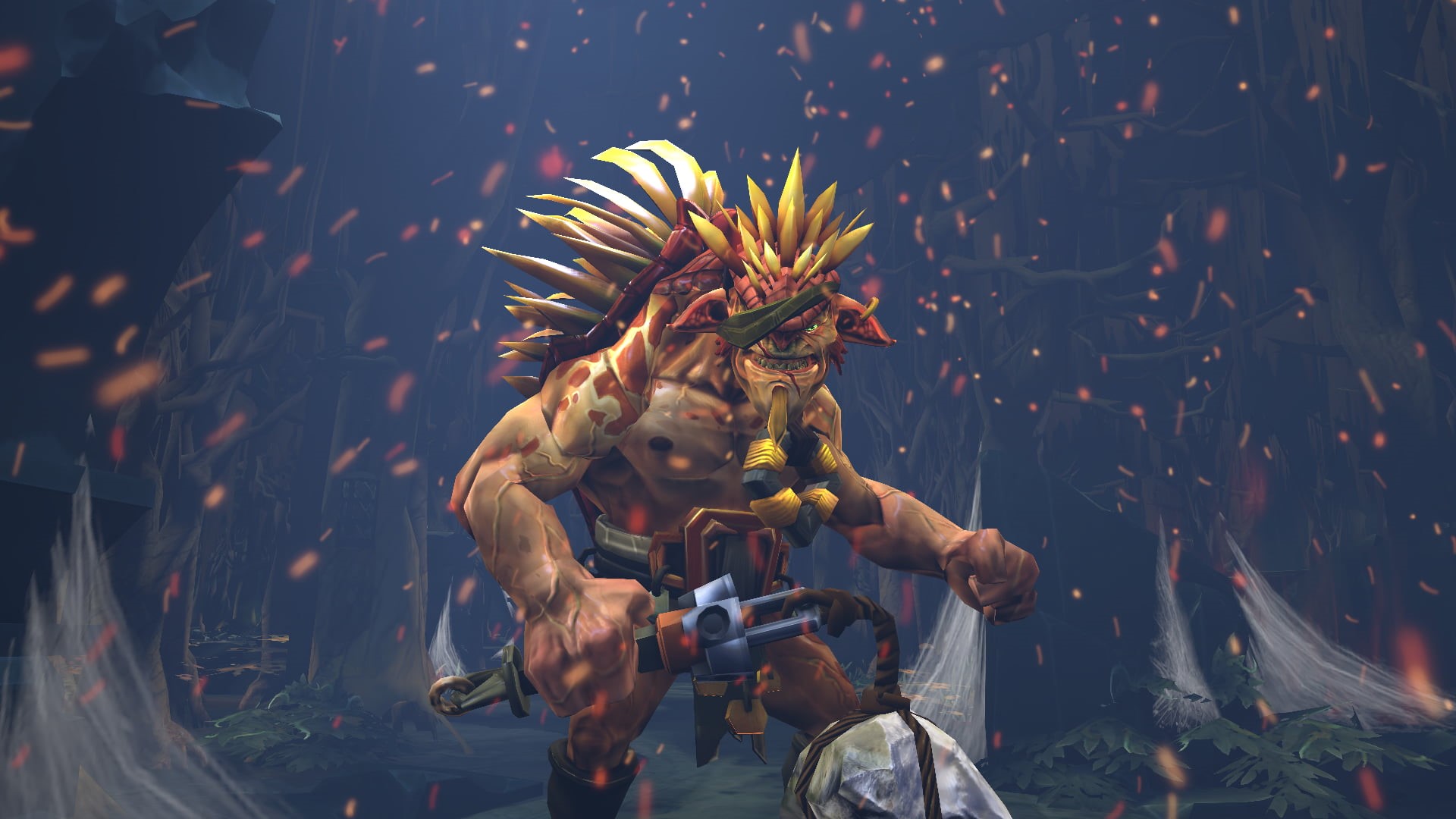 day, video games, screen shot, dancing, nature, arts culture and entertainment, render, Dota 2, outdoors, water, 1080P, representation, bristleback, HD Wallpaper