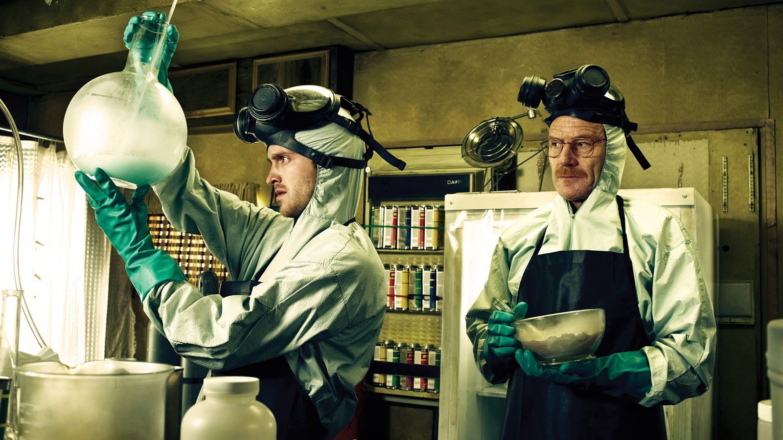 Aaron Paul, Walter White, Breaking Bad, 720P, Bryan Cranston, HD Wallpaper