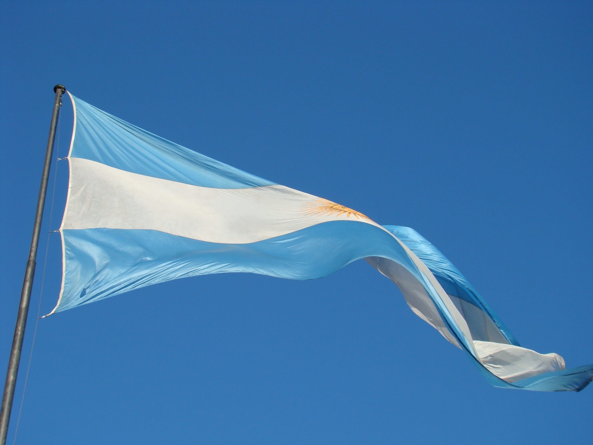 Country, official, clear sky, patriot, independence, sign, nation, travel, patriotism, design, copy space, argentine, Flag, close-up, america, nationality, HD Wallpaper
