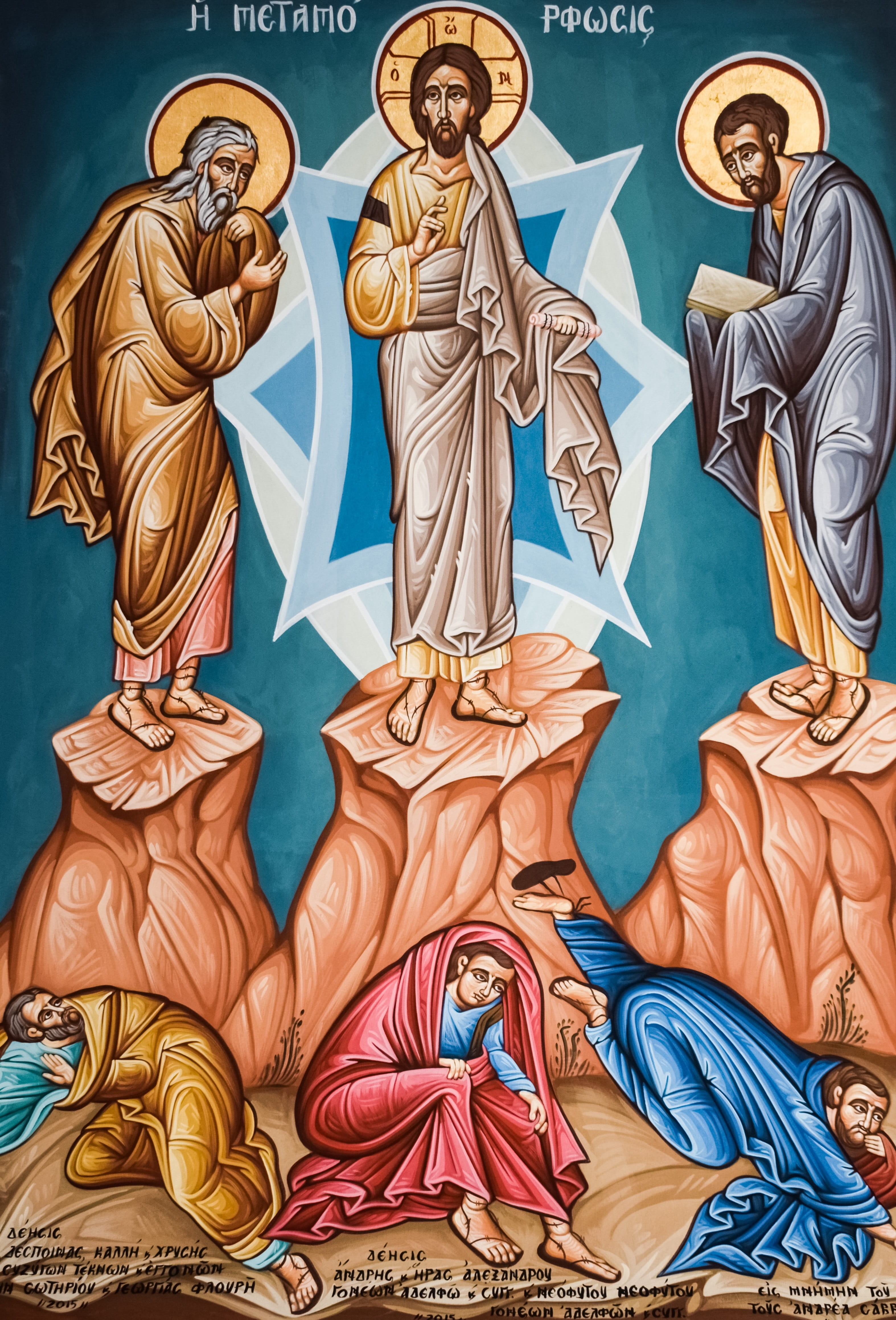 Iconography, art and craft, 4K, painting, Transfiguration Of Christ, creativity, painted image, day, human representation, craft, christianity, church, Phone HD Wallpaper