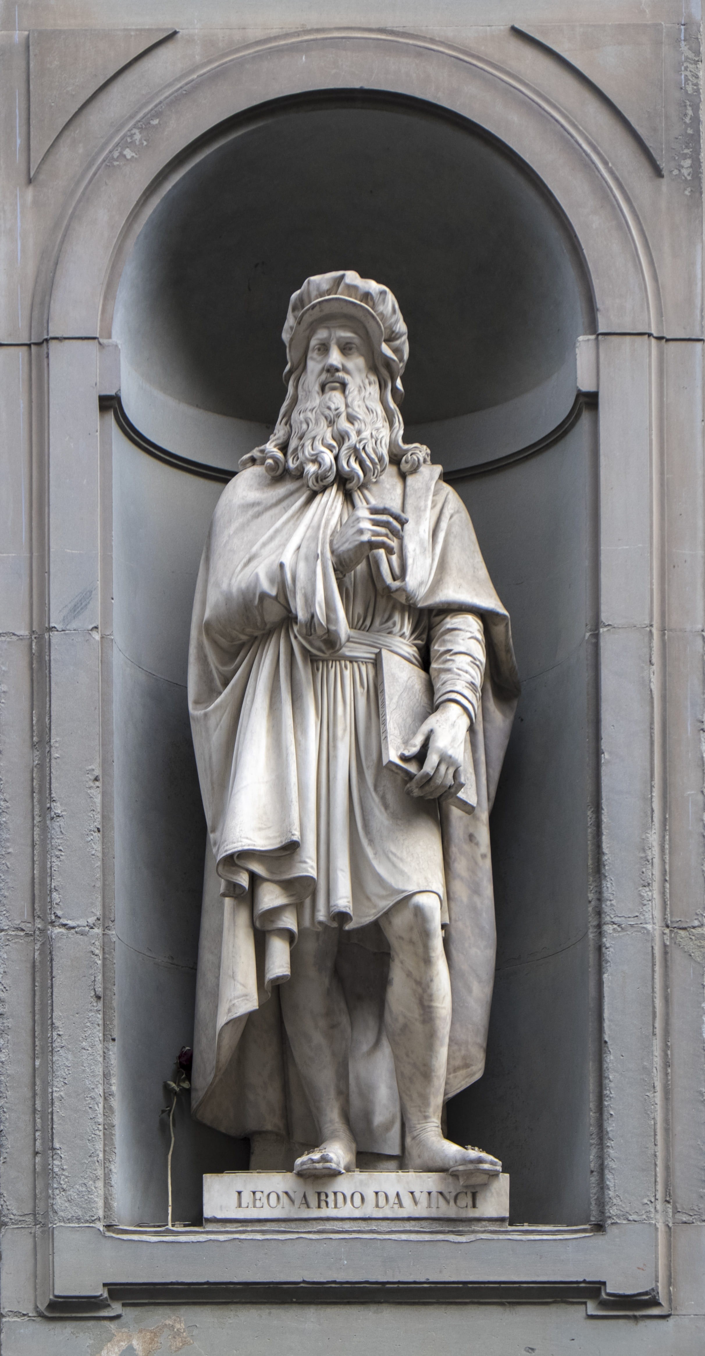 human representation, religion, built structure, firenze, creativity, piazzale degli uffizi, craft, art and craft, leonardo da vinci, representation, italy, Phone HD Wallpaper