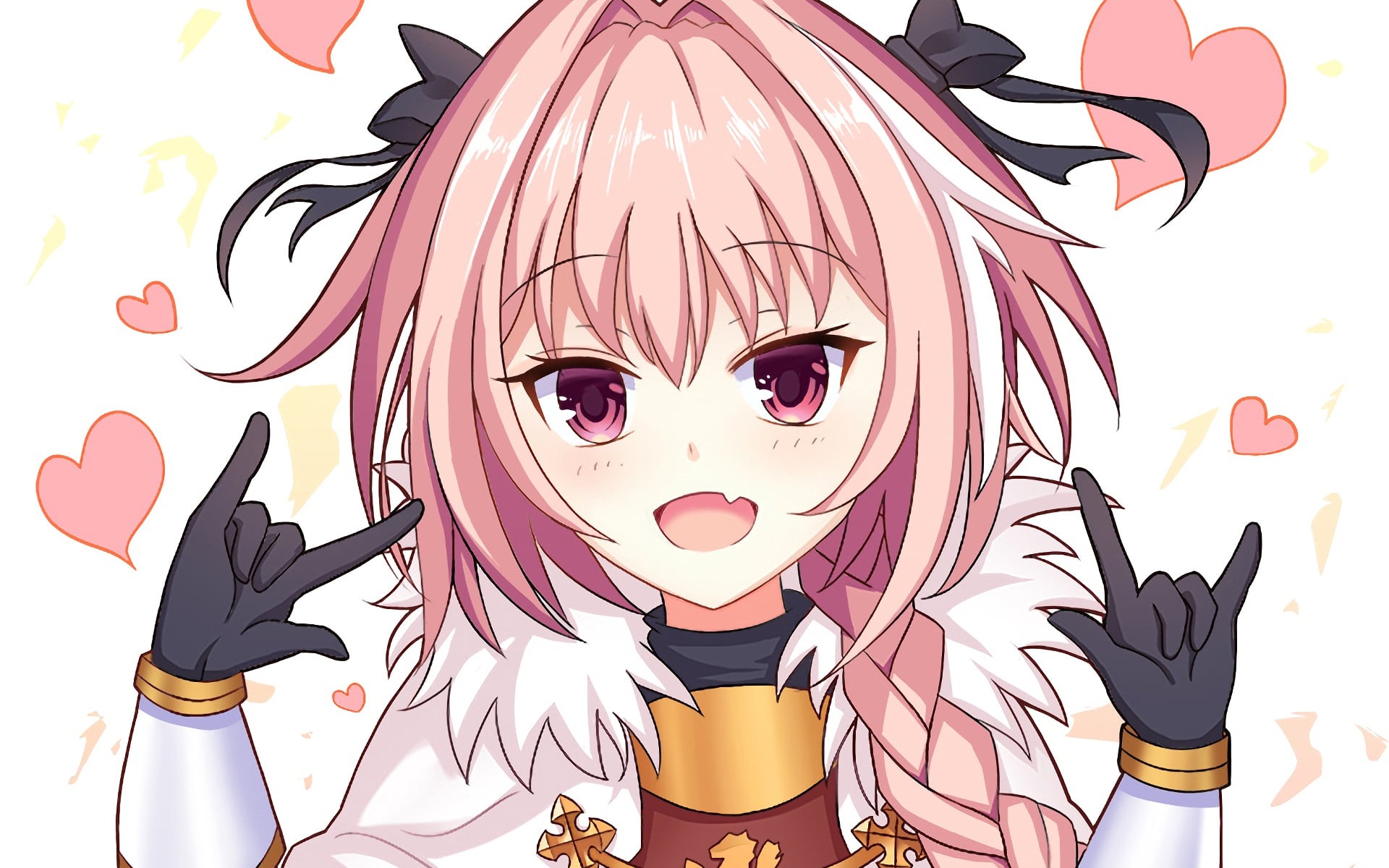 women, happiness, 1080P, Fate Series, Astolfo (Fate/Apocrypha), indoors, close-up, looking at camera, pink color, one person, representation, lifestyles, HD Wallpaper