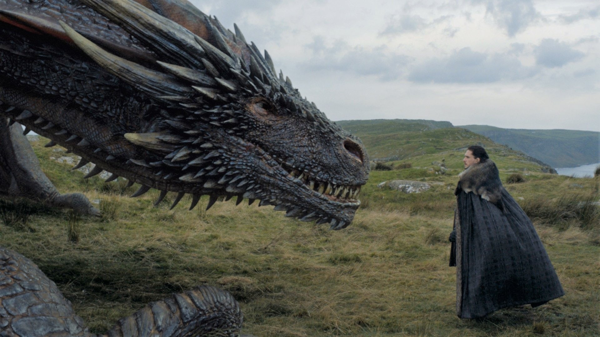 Dragon, Game Of Thrones, Jon Snow, 1080P, Kit Harington, TV Show, HD Wallpaper