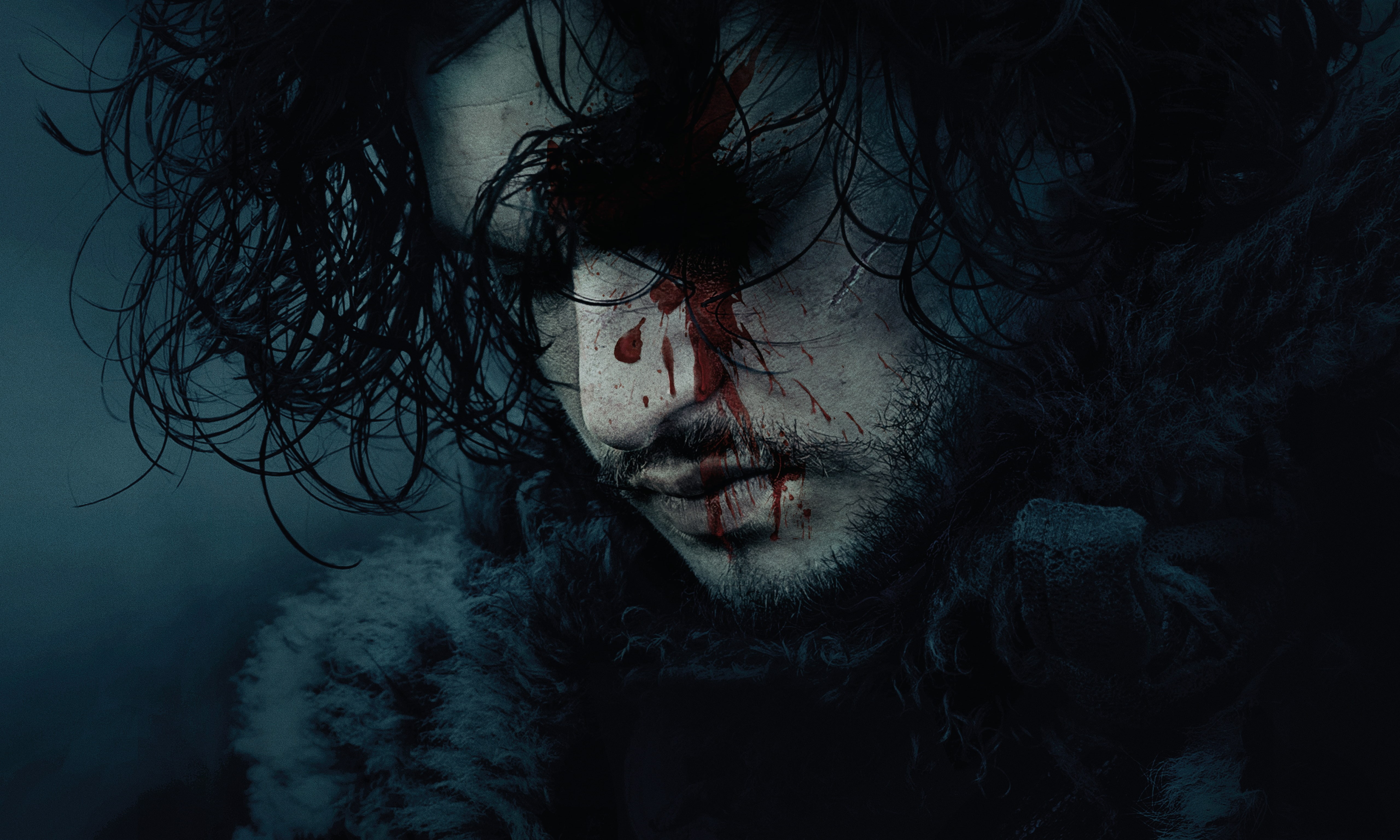 4K, Kit Harington, Jon Snow, Game of Thrones, 5K, HD Wallpaper