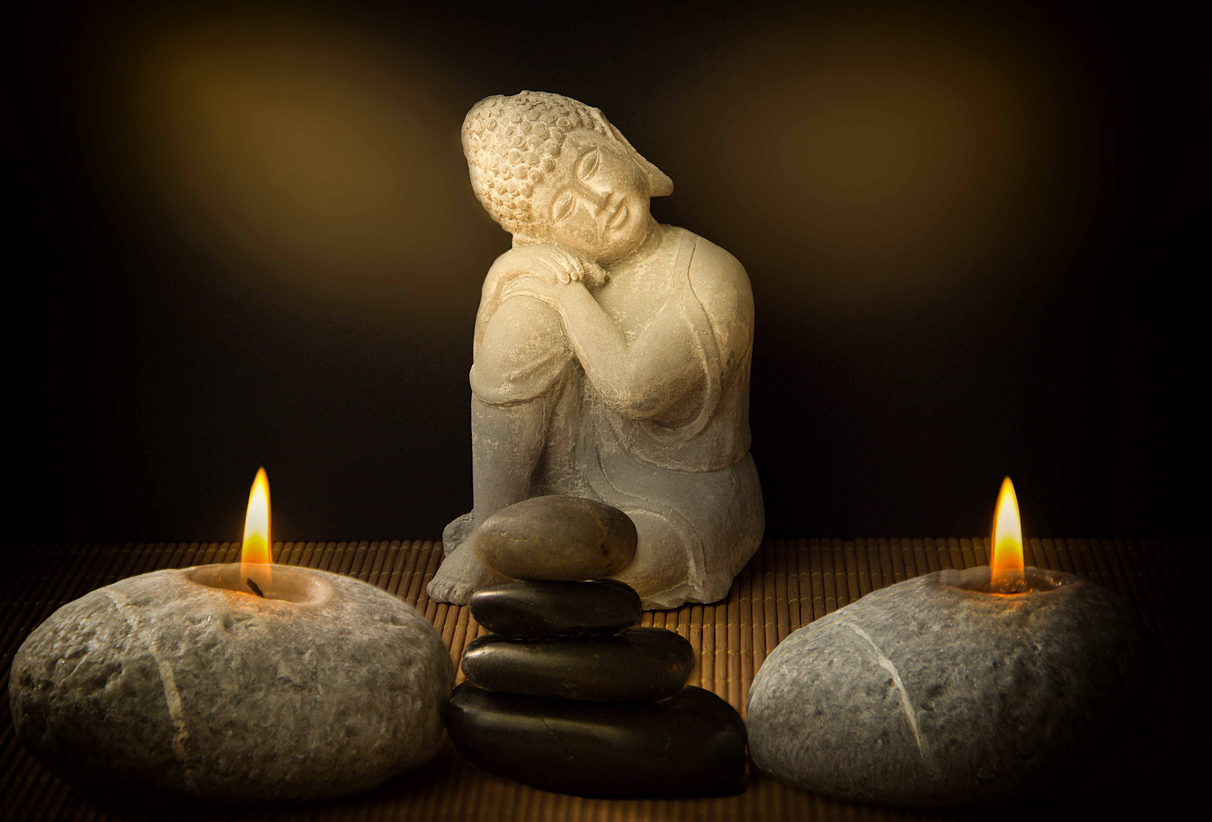 figure, no people, art and craft, representation, fire - natural phenomenon, asia, candle, idol, belief, buddha, spirituality, buddhism, religion, culture, HD Wallpaper