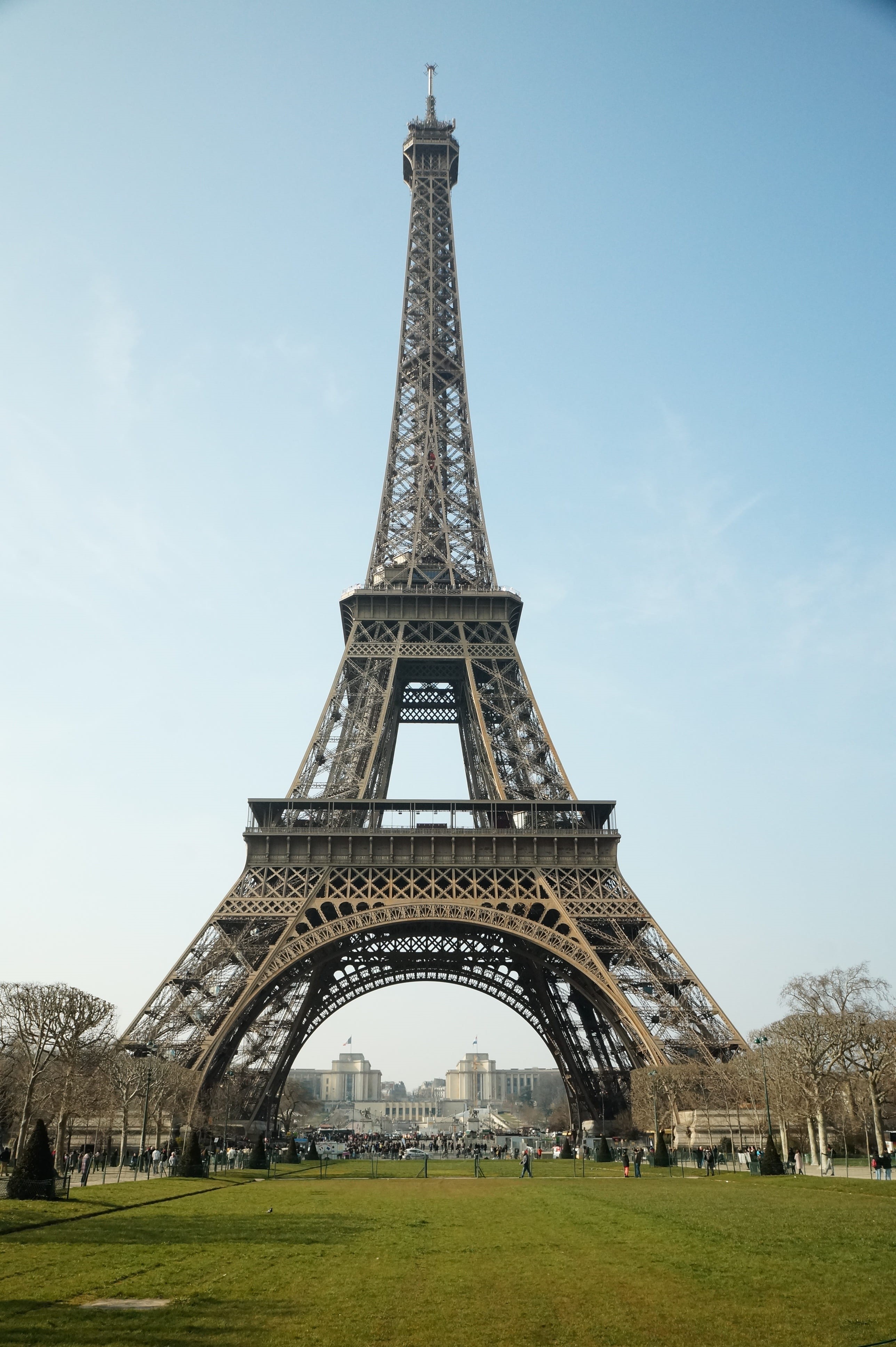 landmark, low angle view, iron - metal, travel, the past, european, vacation, scenic, built structure, photo, eiffel, metal, paris, cityscape, nature, tall - high, Phone HD Wallpaper