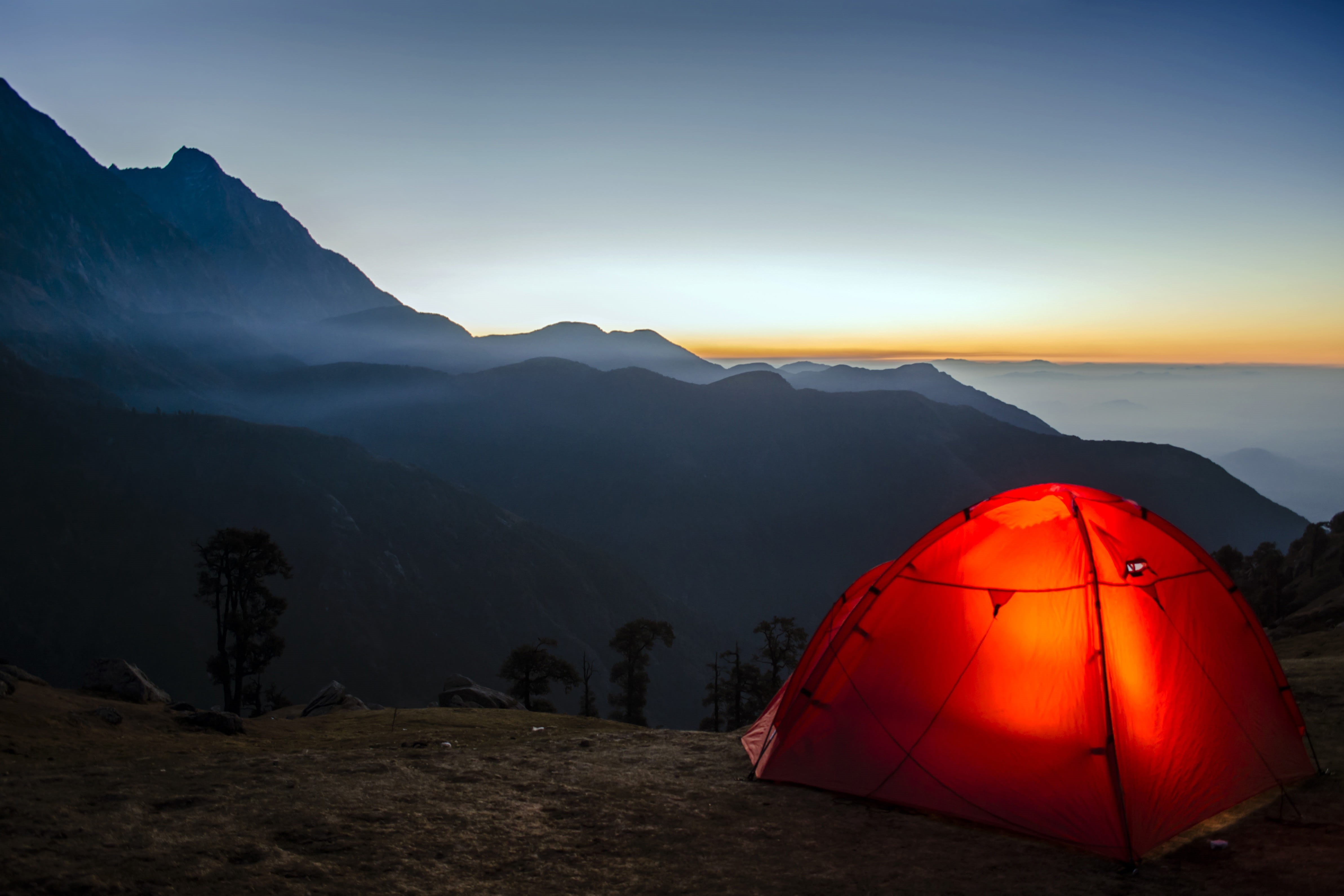 environment, nature, tranquil scene, sun, vacations, scenics - nature, activity, tent, adventure, outdoors, no people, beauty in nature, freedom, hD, HD Wallpaper
