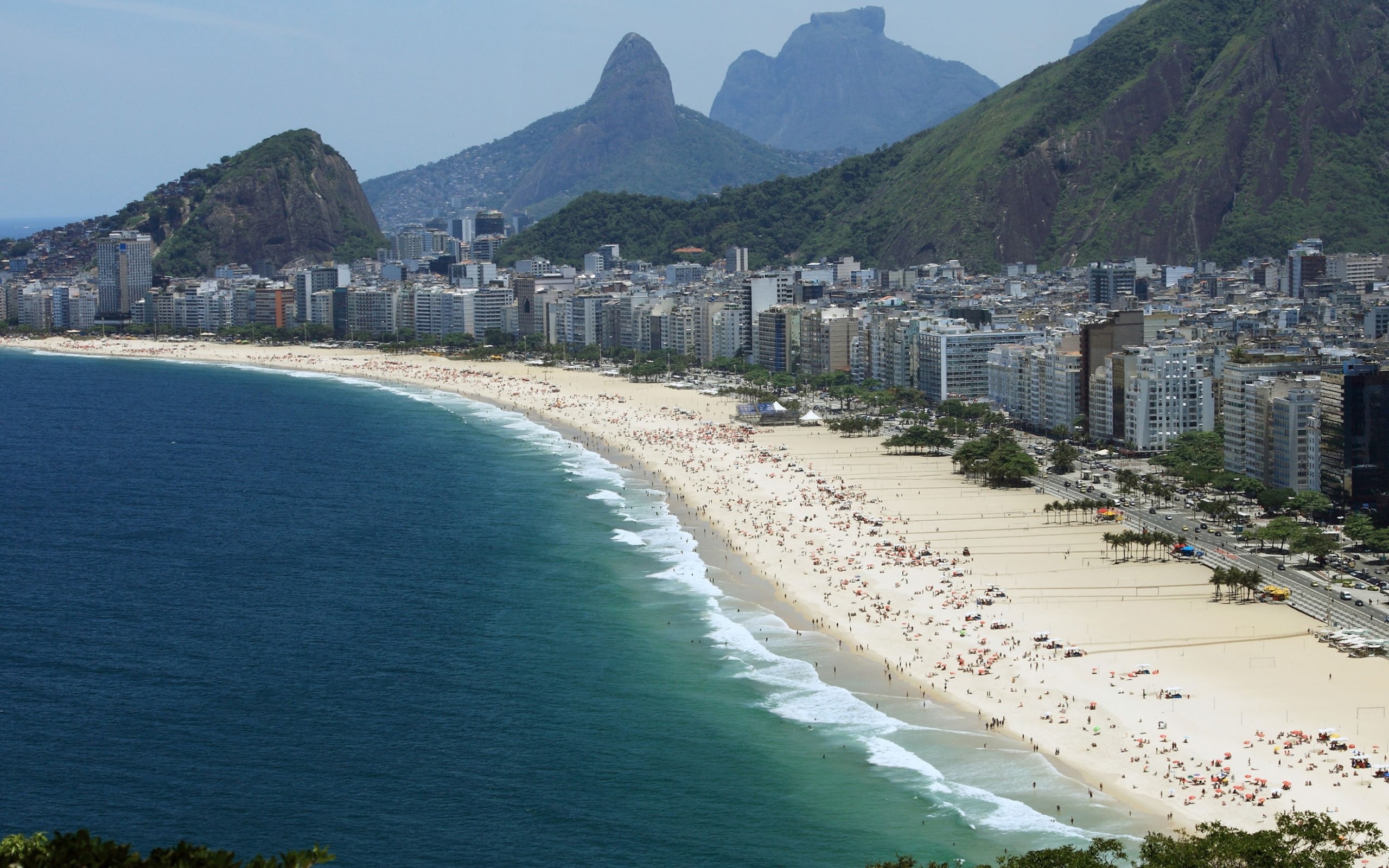 beach, 2K, de, janeiro, s, rio, copacabana, HD Wallpaper