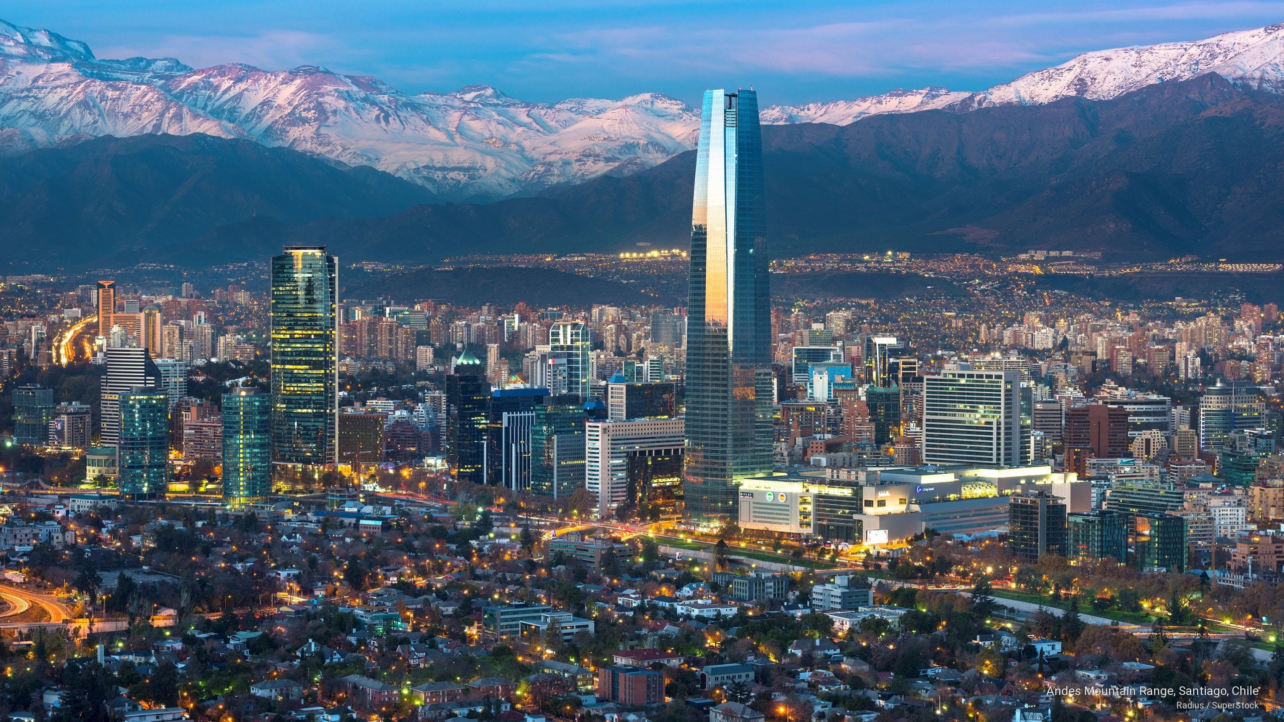 andes, range, Architecture, santiago, mountain, chile, 2K, HD Wallpaper
