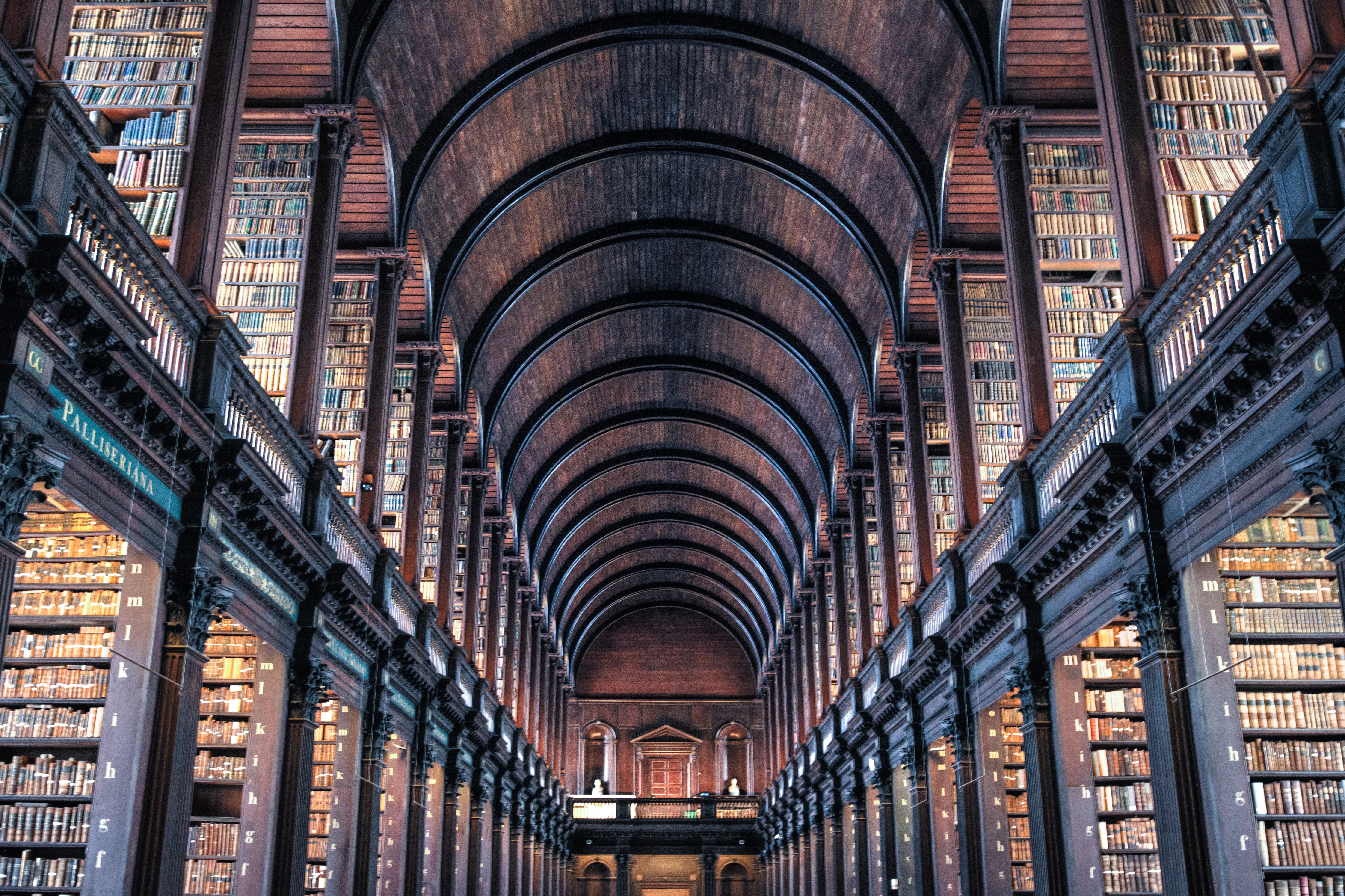 tourism, building exterior, books, famous, irish, education, book, ceiling, architecture, built structure, antique, history, hdr, no people, city, indoors, HD Wallpaper