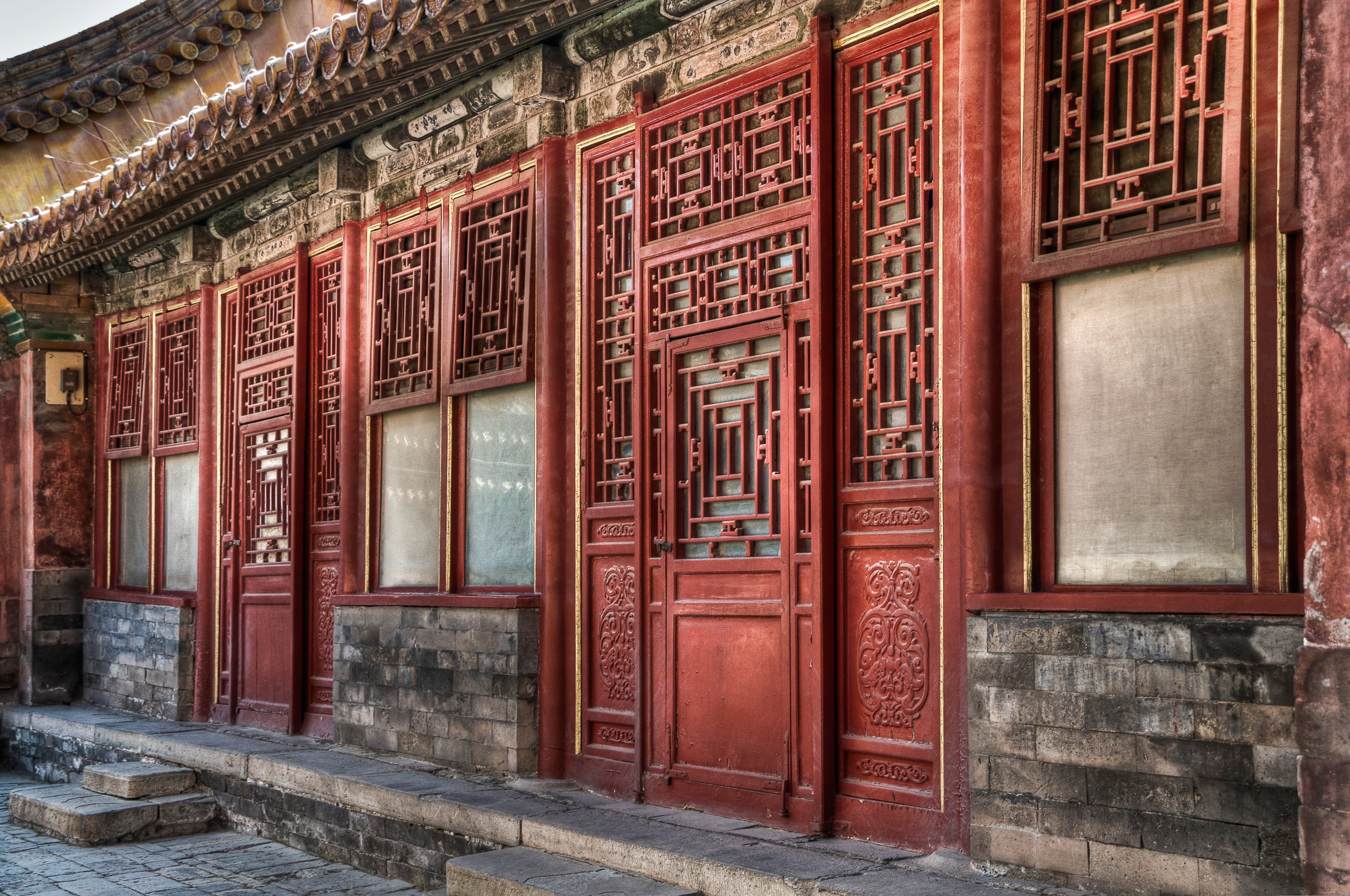 ancient, chinese Culture, place of worship, book, communication, red, city, religion, architecture, Pekin, outdoors, travel Destinations, no people, asia, HD Wallpaper