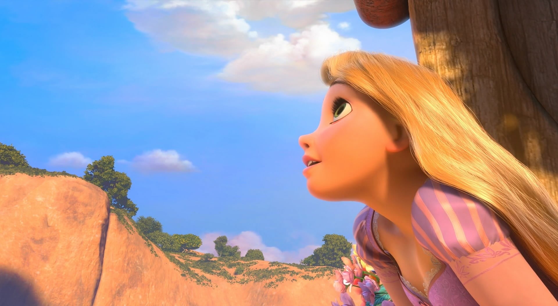 outdoors, hairstyle, adult, Cartoons, one person, beautiful woman, Rapunzel, fashion, hair, day, illustration, lifestyles, women, beauty, Tangled, nature, HD Wallpaper
