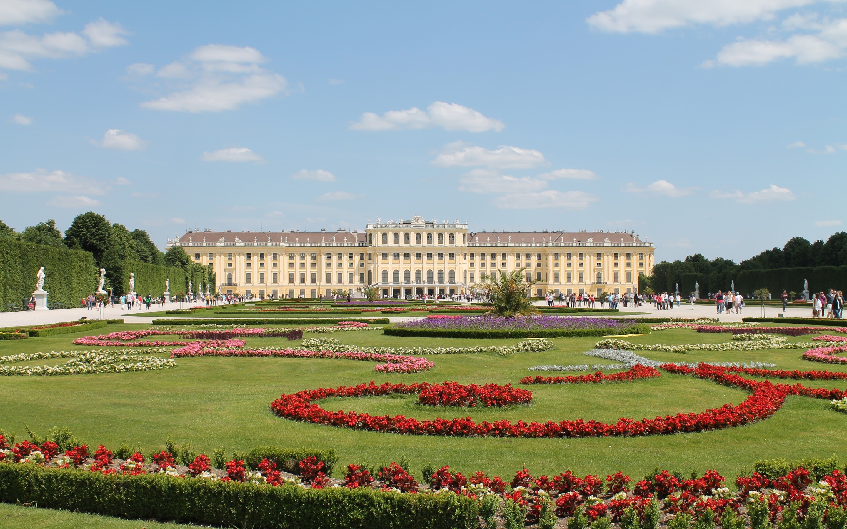 Park, Place, Travel, Vienna, 2K, Austria, Schonbrunn, HD Wallpaper