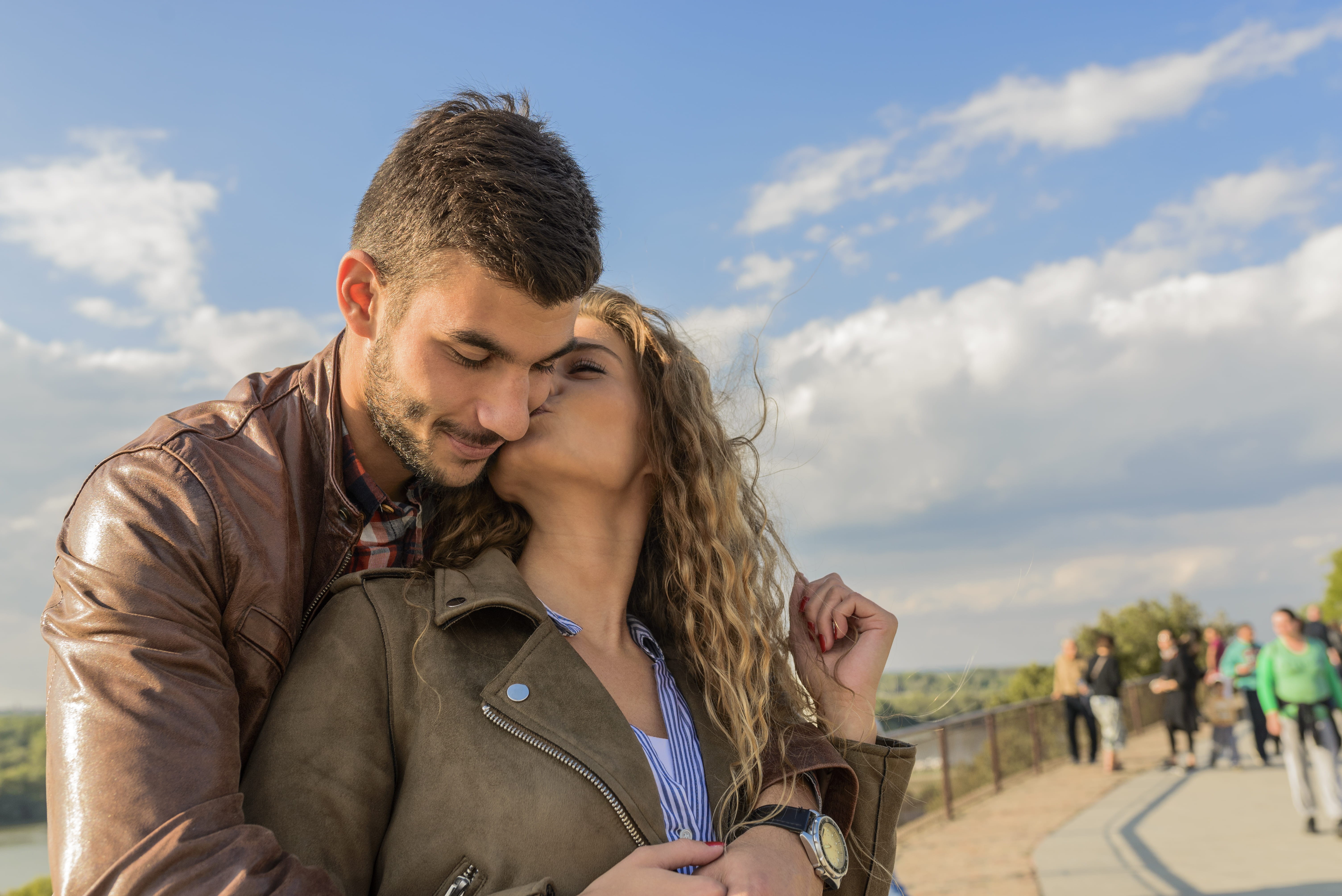 romance, man, young adult, adult, happiness, young women, fun, couple - relationship, leisure activity, boyfriend, love, young men, bonding, couple, hair, HD Wallpaper