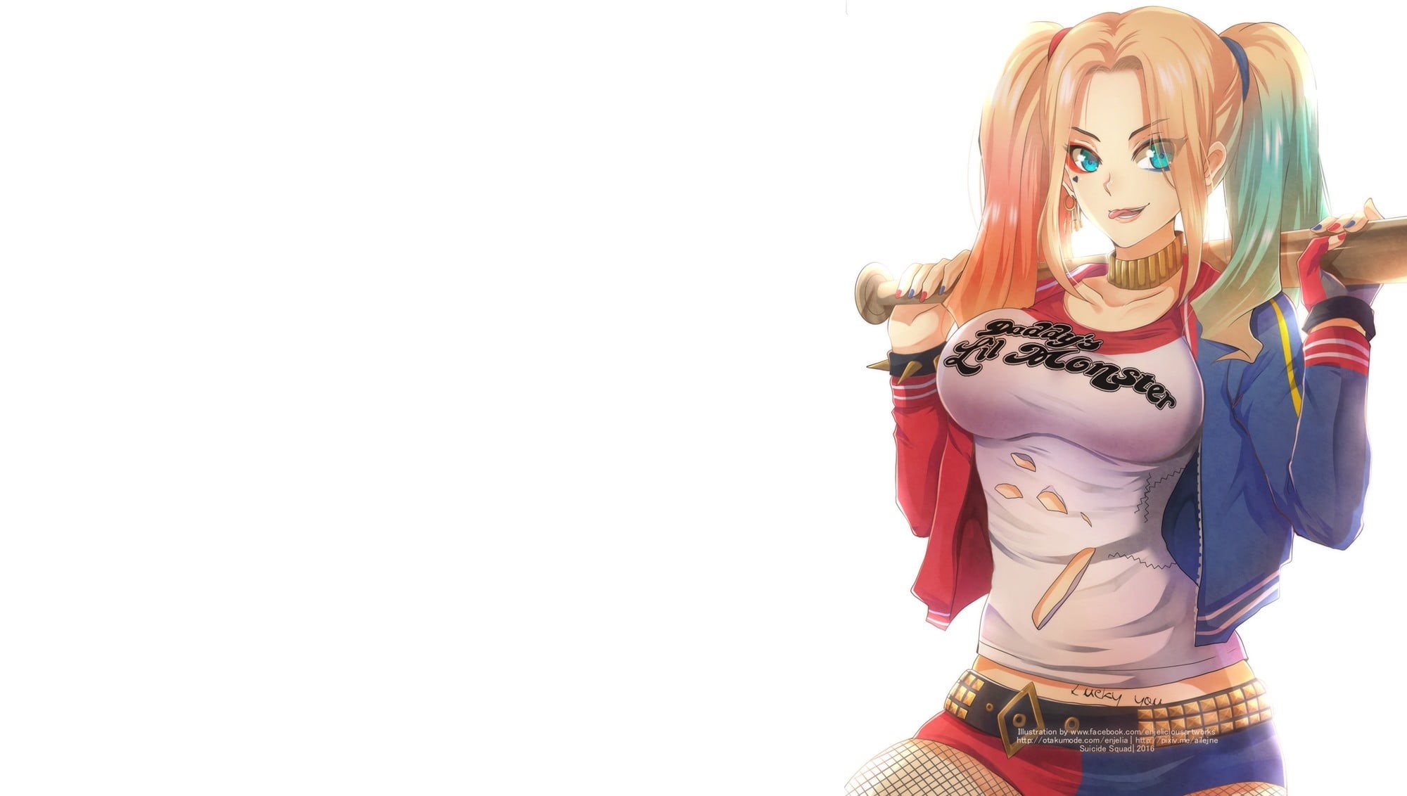 young women, adult, hairstyle, women, young adult, beauty, fashion, front view, blond hair, copy space, Harley Quinn, looking at camera, one person, Suicide Squad, HD Wallpaper