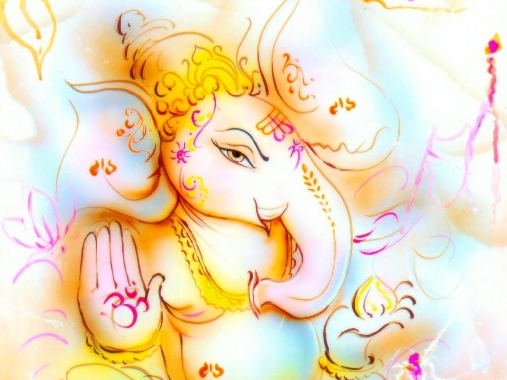 high angle view, spirituality, belief, Lord Ganesha, God, art and craft, representation, sculpture, creativity, pattern, indoors, art, animal representation, HD Wallpaper