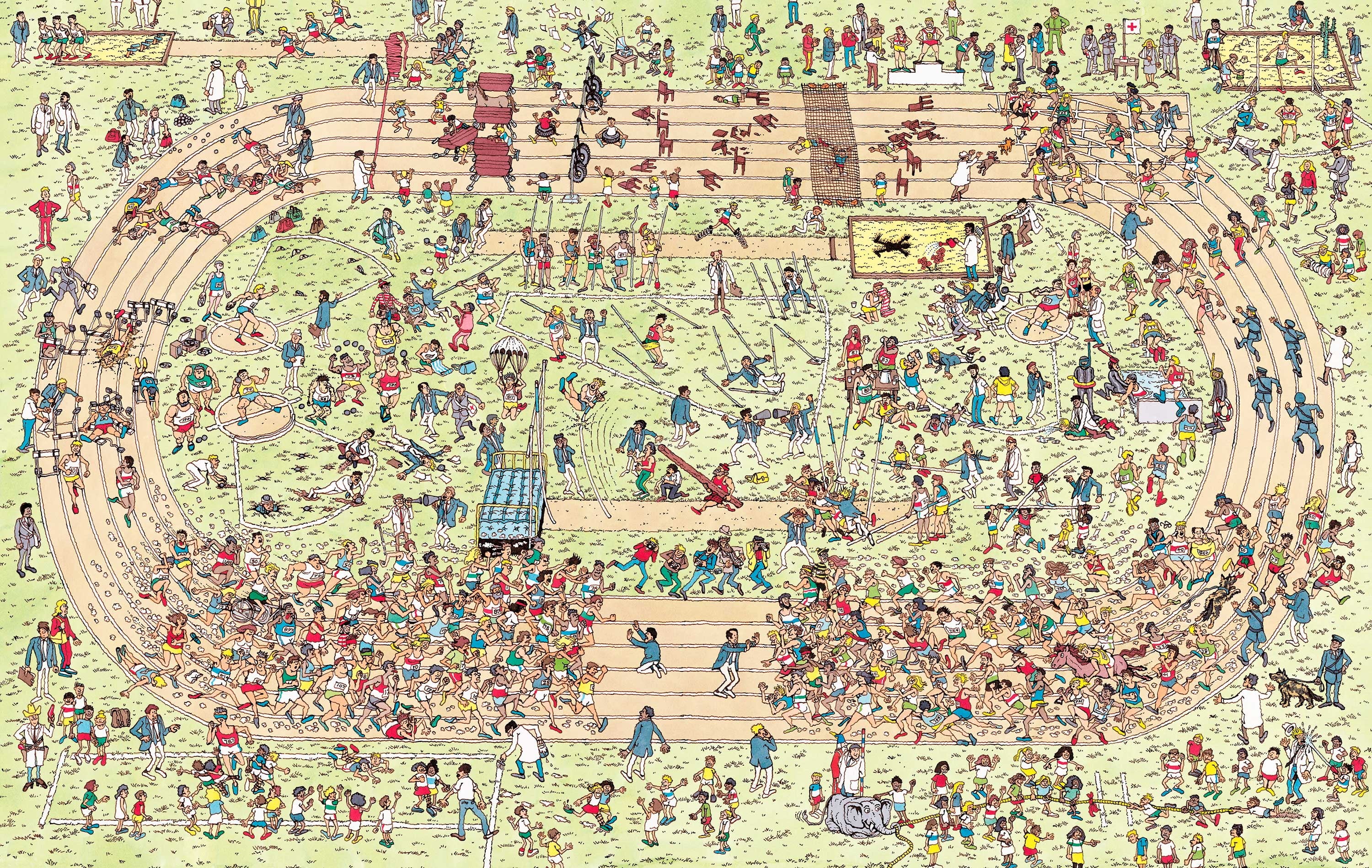 travel, architecture, built structure, enjoyment, tourism, day, crowd, 2K, backgrounds, high angle view, travel destinations, Wheres Wally, large group of people, HD Wallpaper