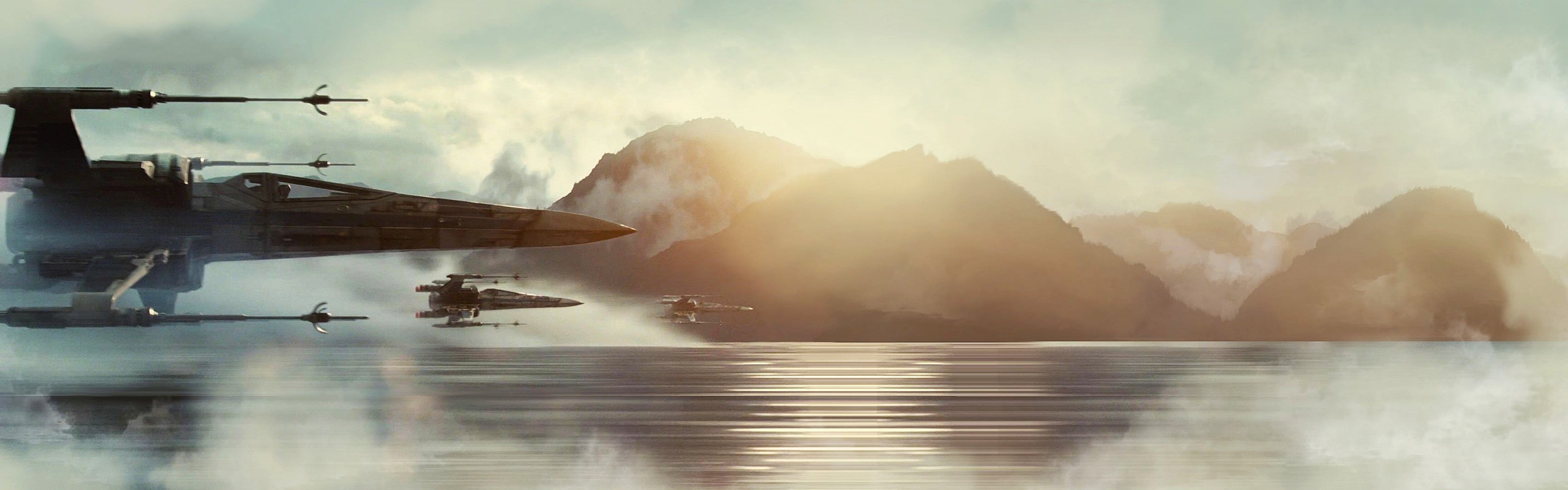 X-wing, Star Wars, 2K, ultrawide, HD Wallpaper