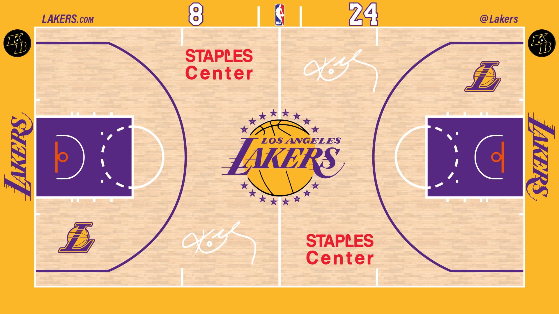 Kobe Bryant, 1080P, Los Angeles Lakers, NBA, HD Wallpaper