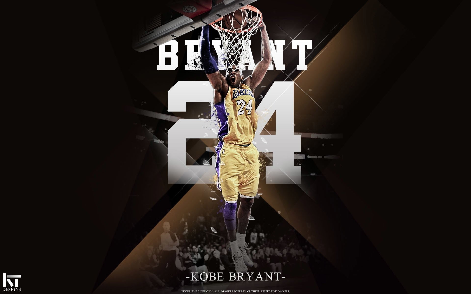 1080P, Basketball, Los Angeles Lakers, Kobe Bryant, HD Wallpaper