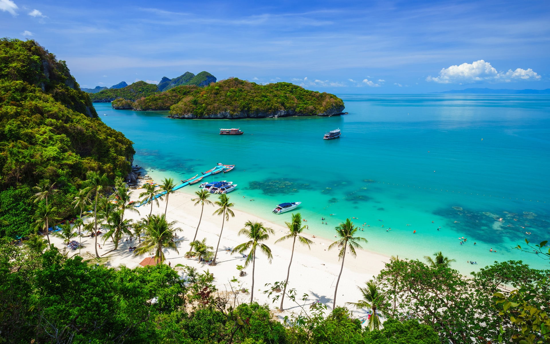 park, hd, thailand, thong, mu, samui, 1080P, national, ang, koh, ko, beautiful, coast, HD Wallpaper