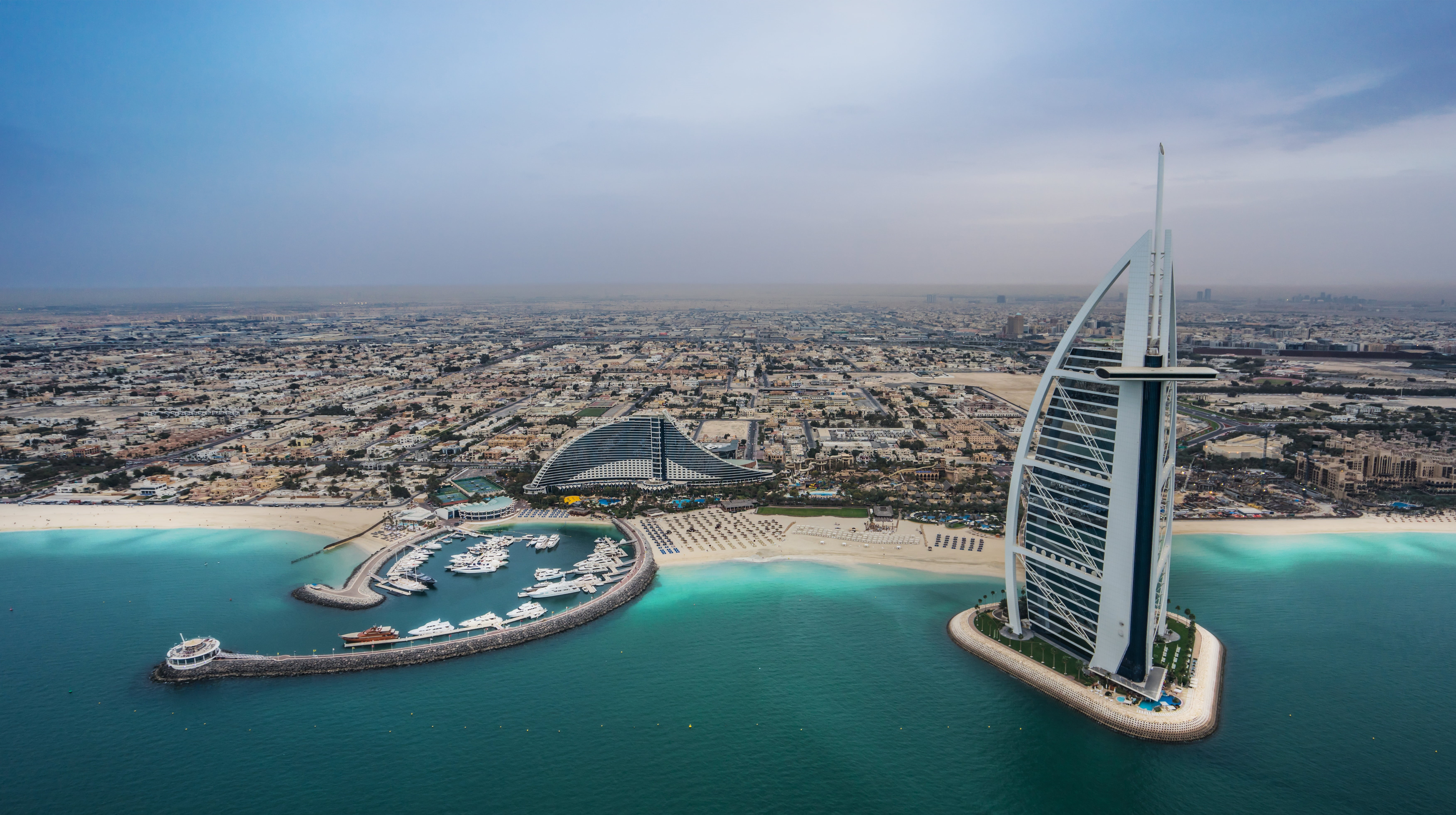 Wild Wadi Water Park, Outside, City Scape, 5K, Sea, UAE, Outdoors, Park  Hotel, travel, RR, Horizontal, Colour, Dubai, Daily, Ocean, arab, Jumeirah Beach, HD Wallpaper