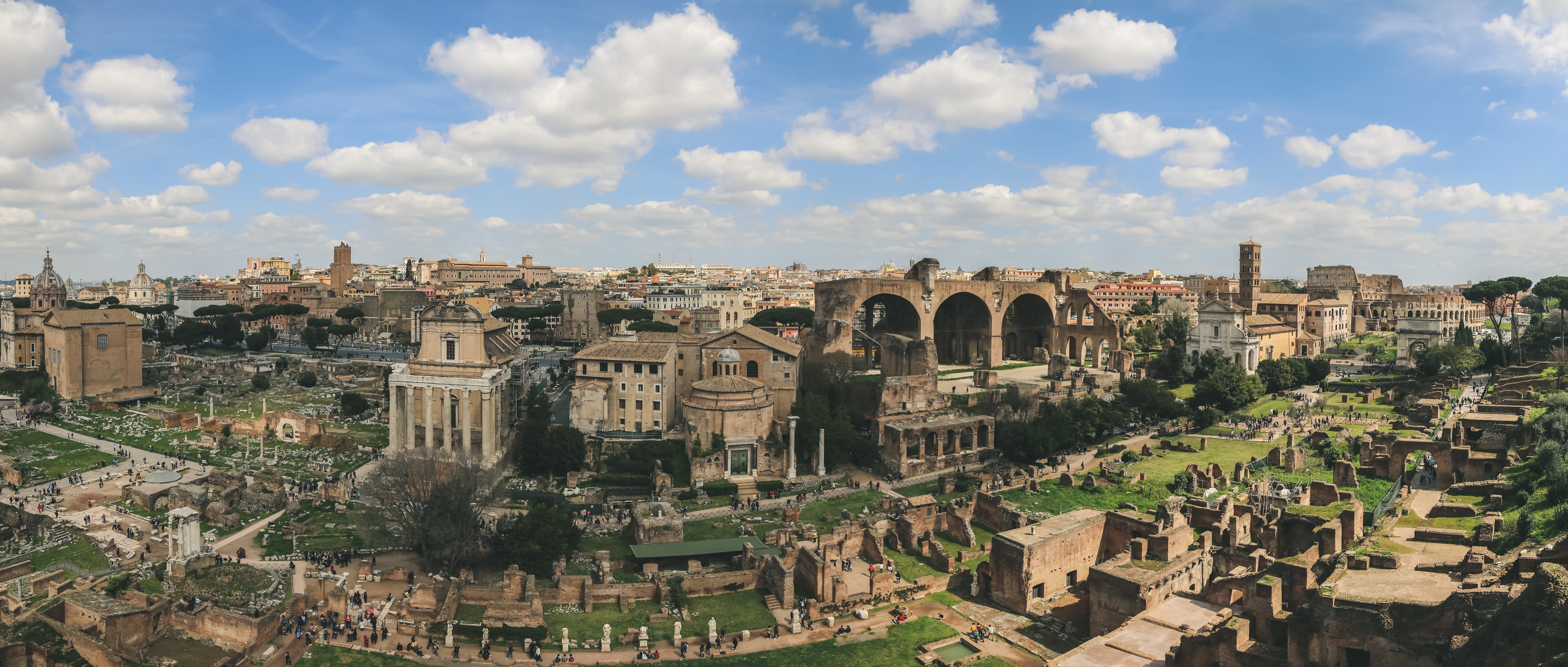 nature, building exterior, skyline, ancient, cityscape, day, travel destinations, building, roma, ancient civilization, stone, popular, sky, travel, old, HD Wallpaper