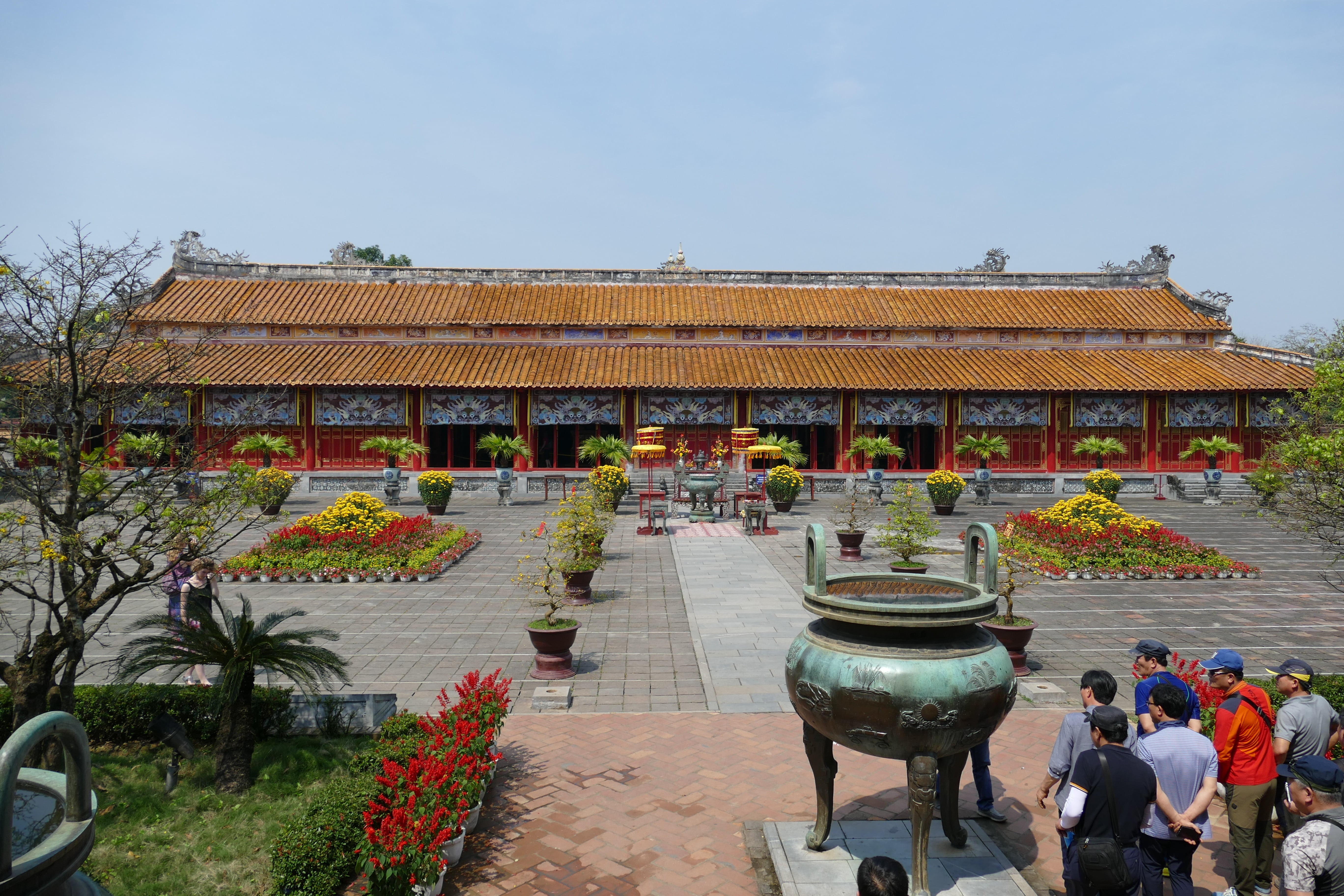 travel, unesco world heritage site, 5K, historic building, vietnam, real people, place of worship, world heritage, nature, built structure, royal palace, HD Wallpaper