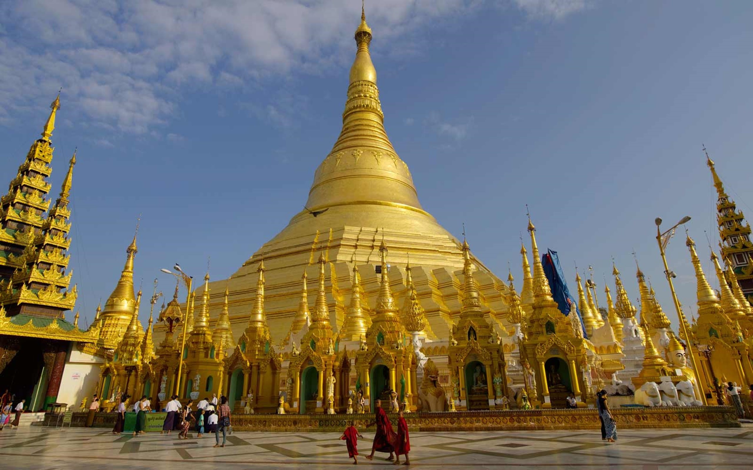 myanmar, pagoda, 2K, shwedagon, strand, HD Wallpaper