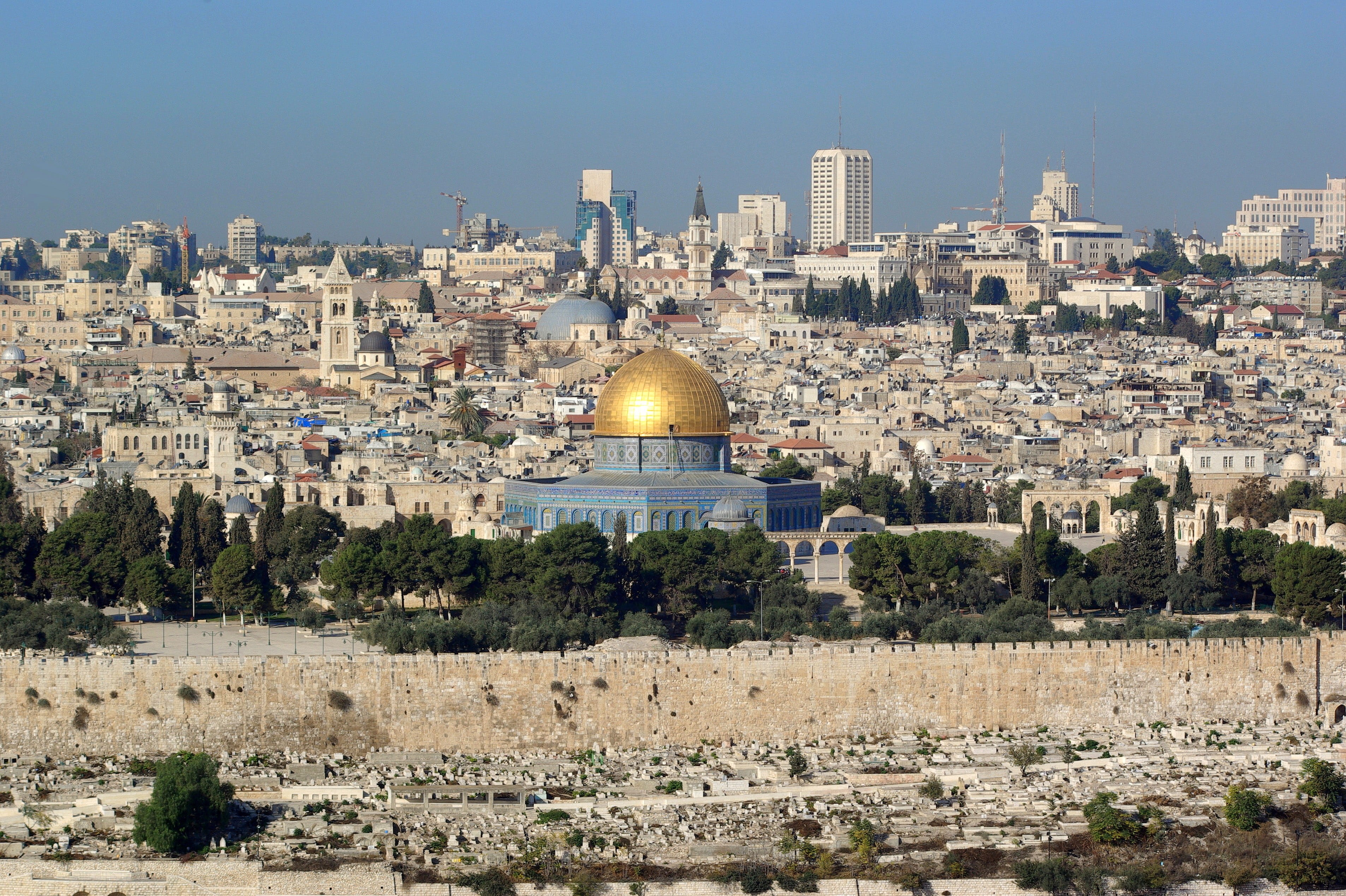 outdoors, building exterior, government, place of worship, built structure, 2K, history, buildings, city, dome Of The Rock, old, mosque, architecture, HD Wallpaper