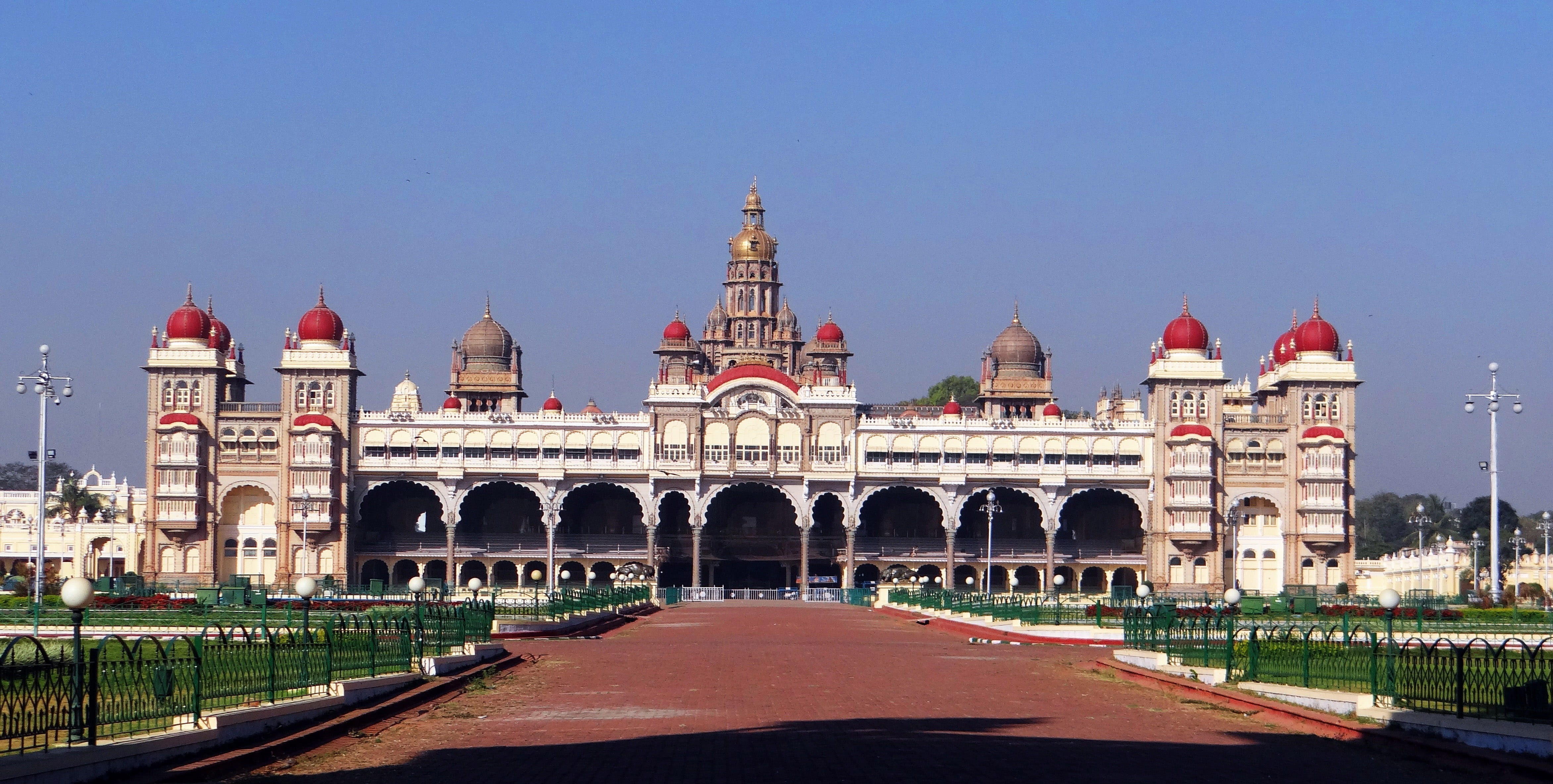 Mysore Palace, religion, famous Place, public domain, royal, transportation, history, building Exterior, travel, travel Destinations, architecture, government, HD Wallpaper