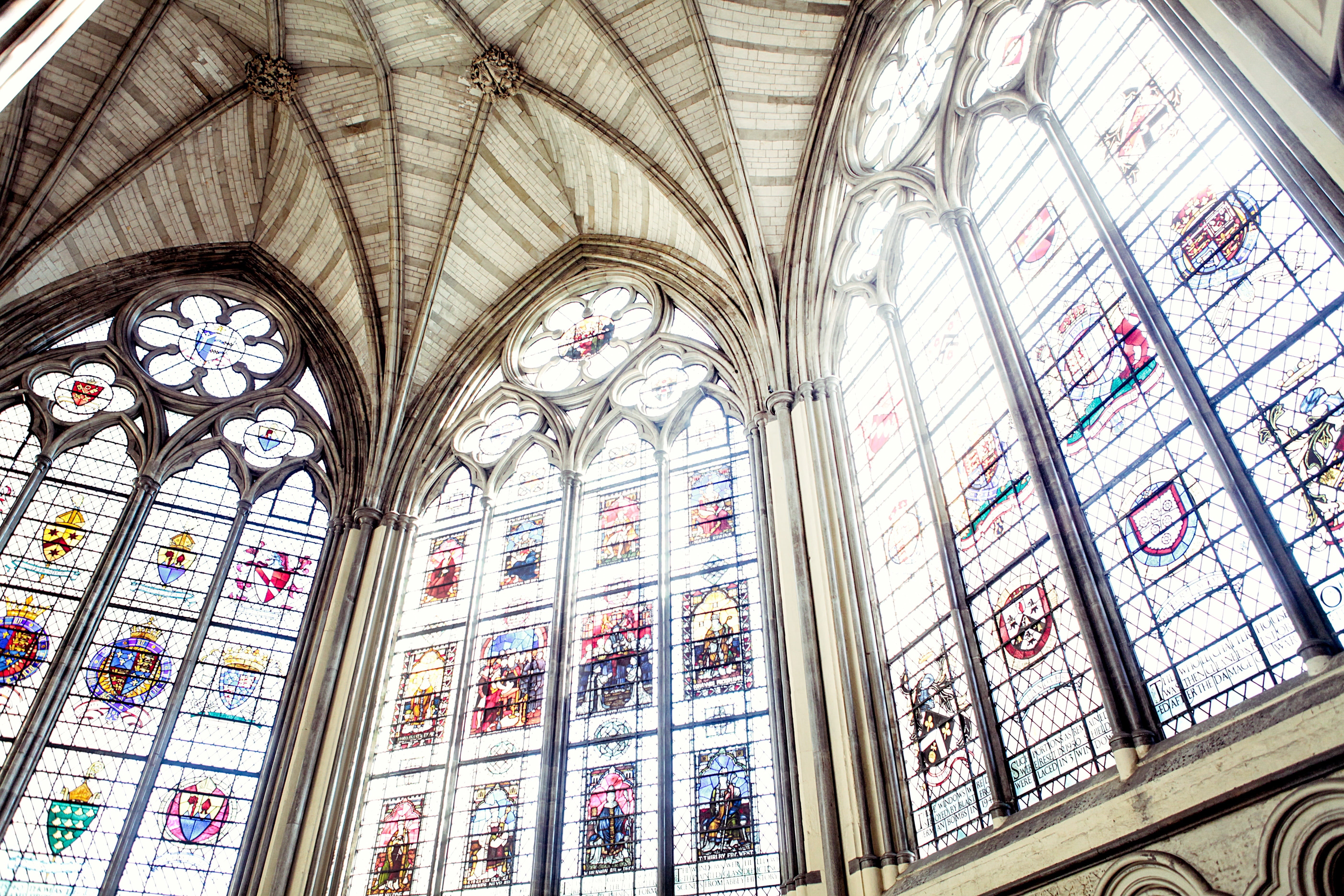 chapel, spiritual, old, built structure, religion, no people, reliefs, glass, christianity, colorful, peace, god, colourful, stained, light, cathedral, HD Wallpaper
