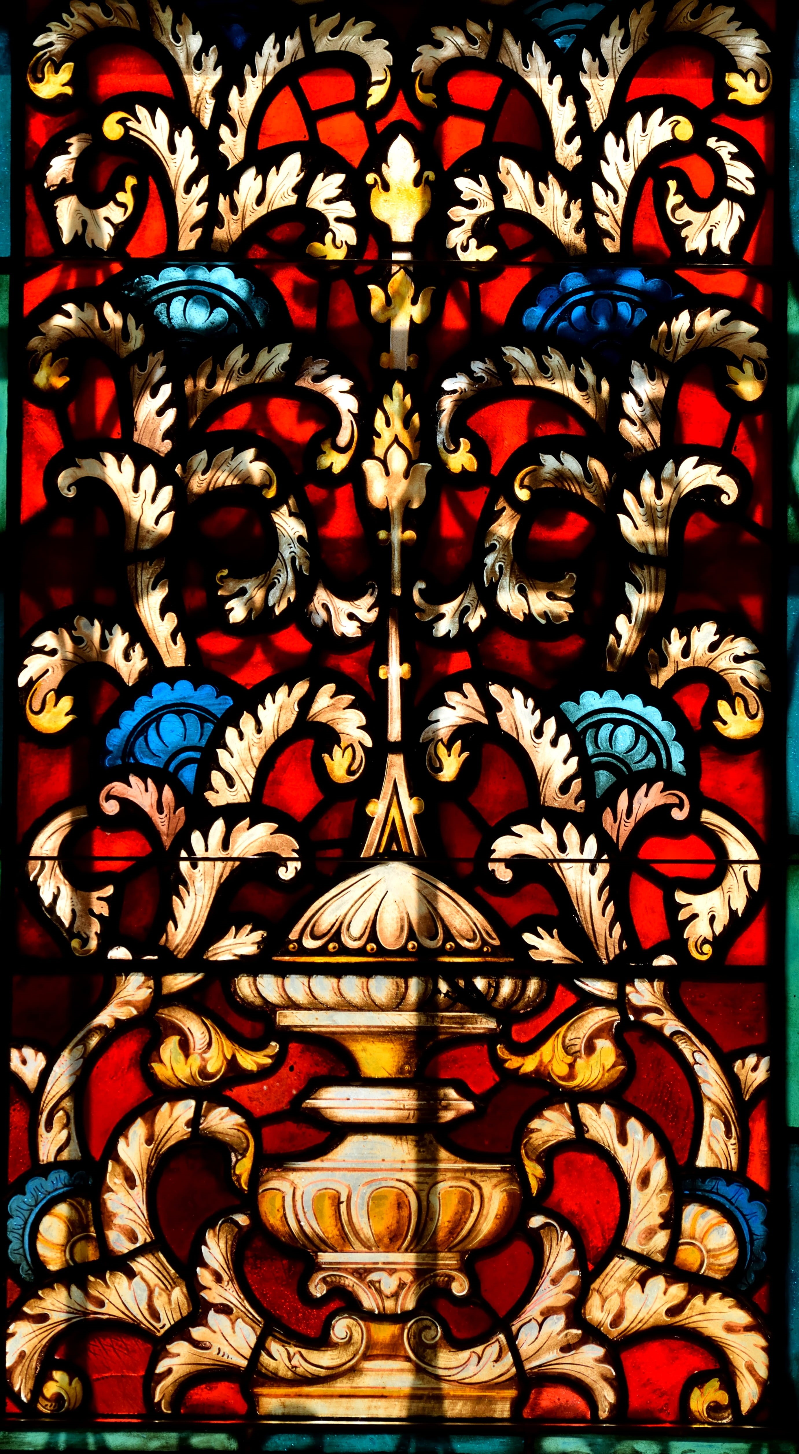 day, full frame, christ, built structure, holy, multi colored, design, window, colorful, stain glass, god, creativity, christianity, no people, human representation, Phone HD Wallpaper