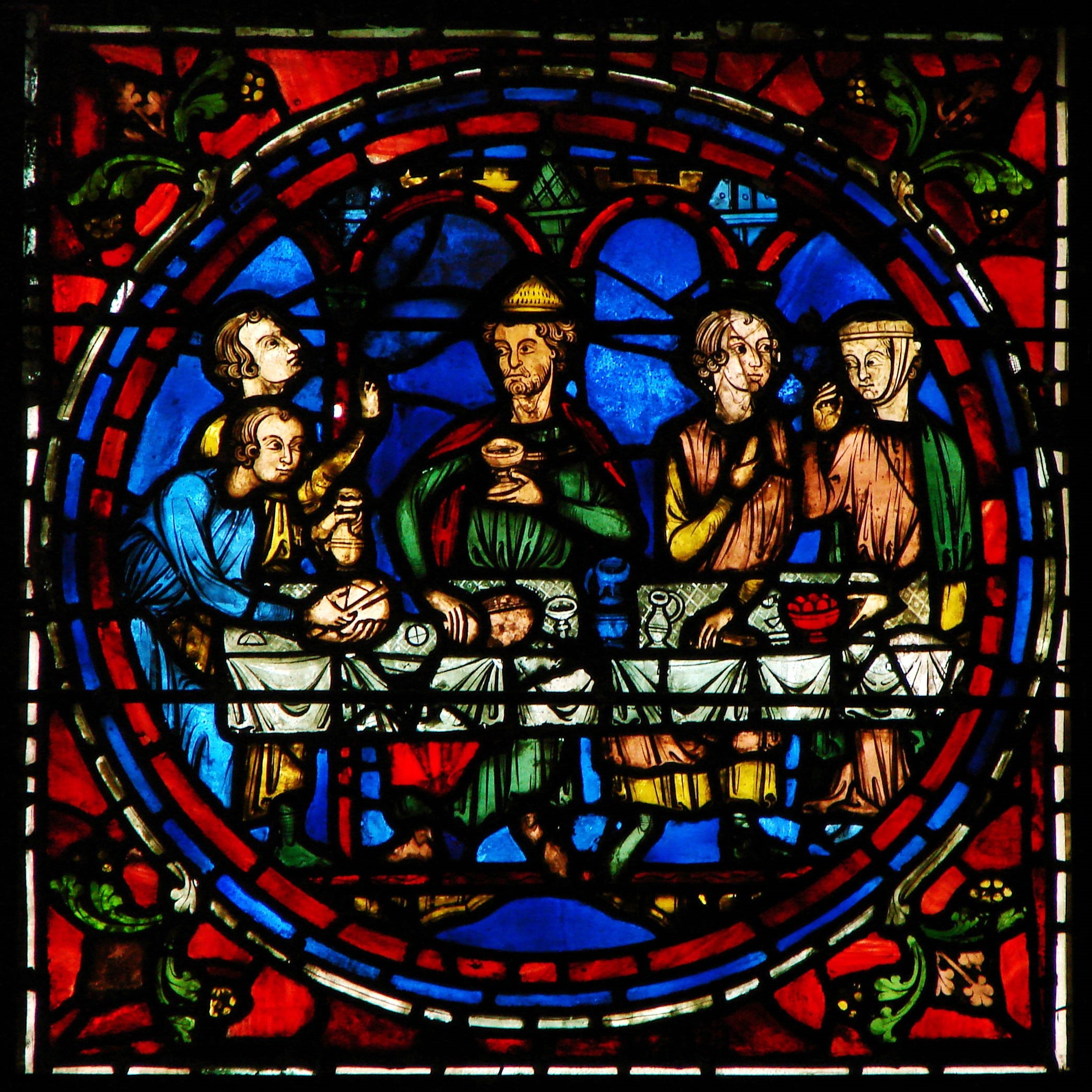 france, former, worship, glass - material, Window, ornate, multi colored, christian, colors, glass, eure-et-loir, jesus, stained glass windows, floral pattern, Phone HD Wallpaper