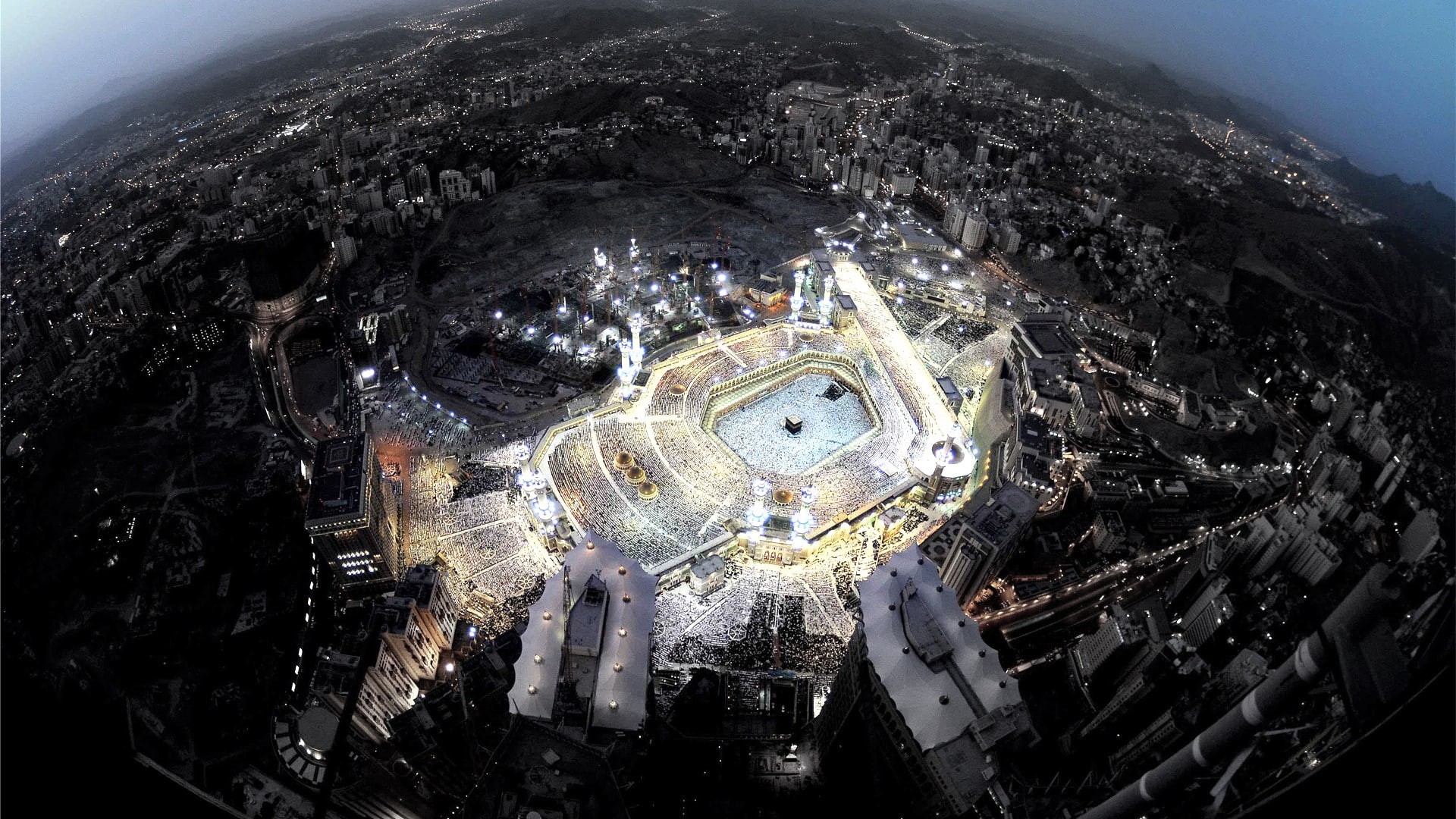religion, cityscape, aerial, buildings, hd, 1080P, mecca, HD Wallpaper