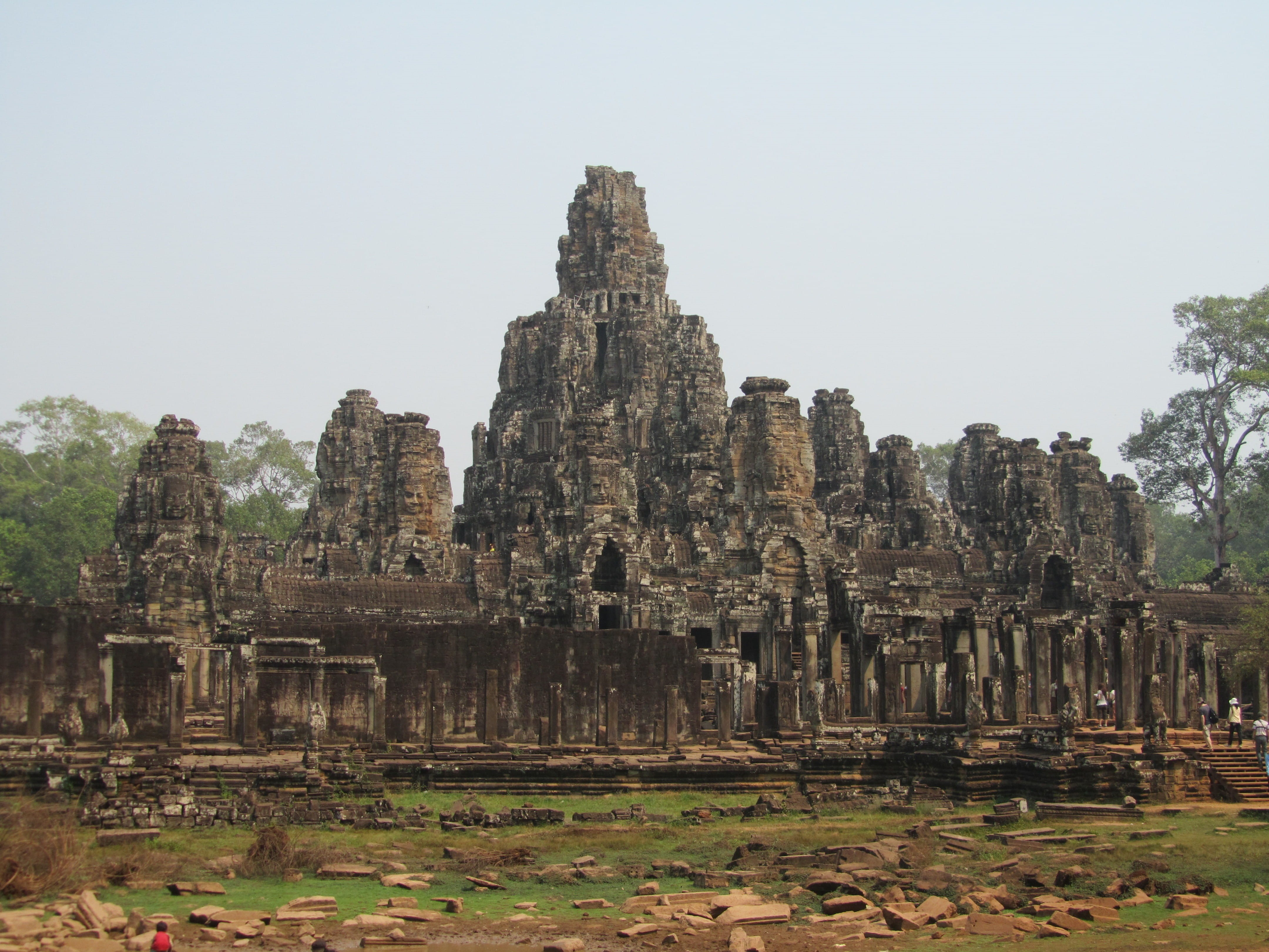 no people, Angkor Thom, culture, wat, place of worship, historic, the past, angkor, Cambodia, travel destinations, ancient, building exterior, travel, Siem Reap, HD Wallpaper