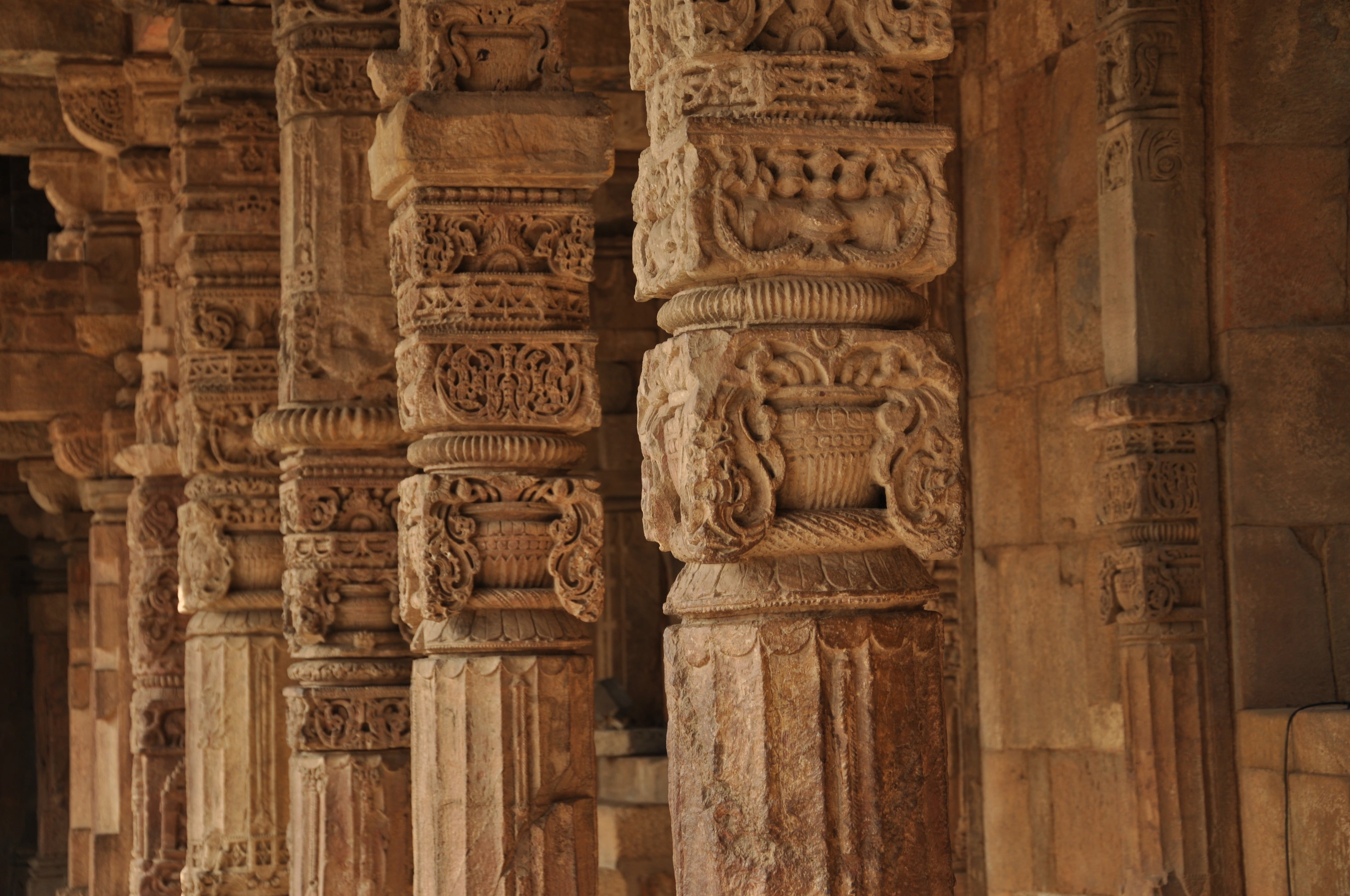 temple, building, ruins, cultures, intricate, carving, sculpture, built structure, carvings, stone, place of worship, 4K, craft, travel destinations, no people, HD Wallpaper