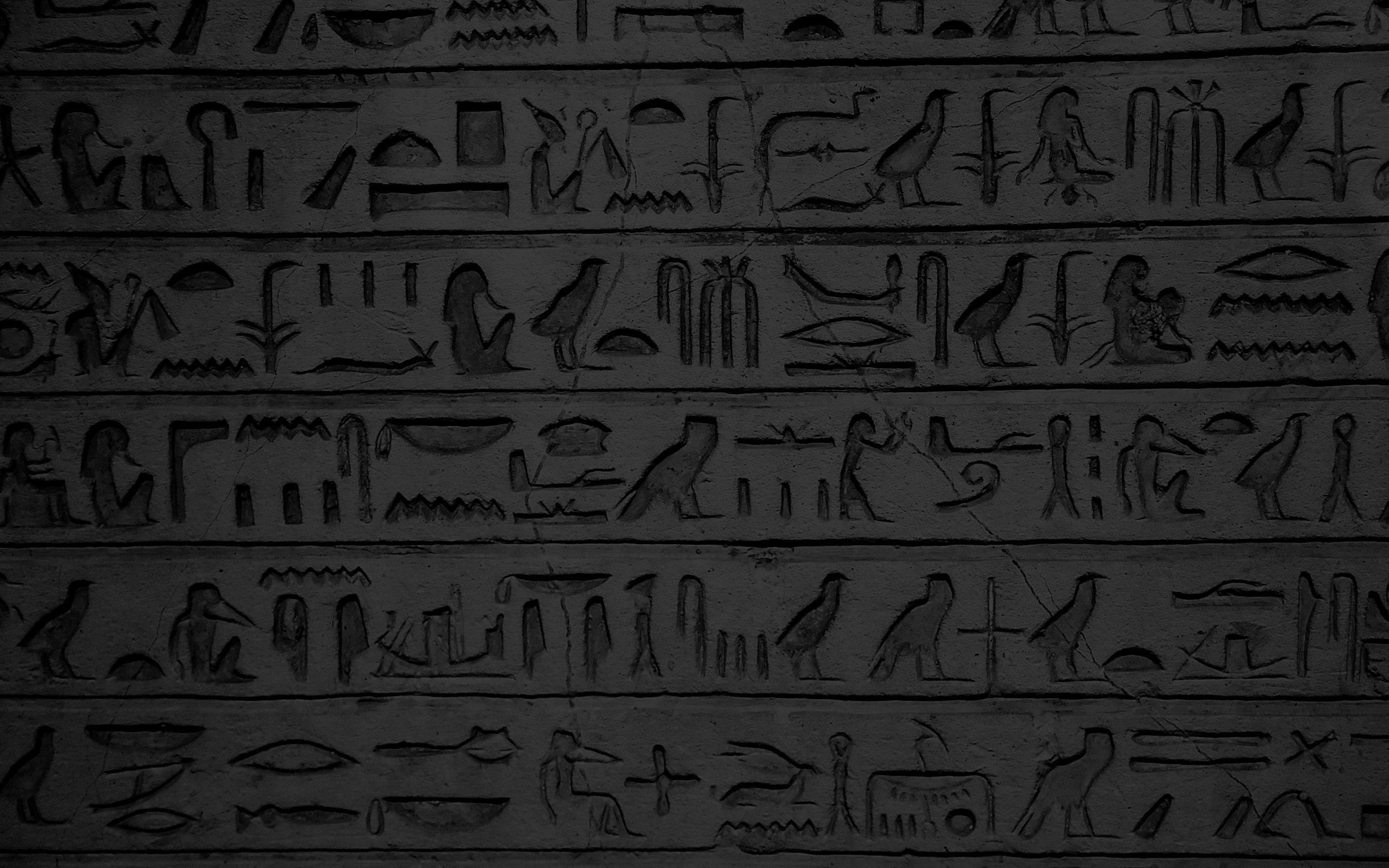 writing, 2K, symbols, Egypt, hieroglyphics, archeology, HD Wallpaper
