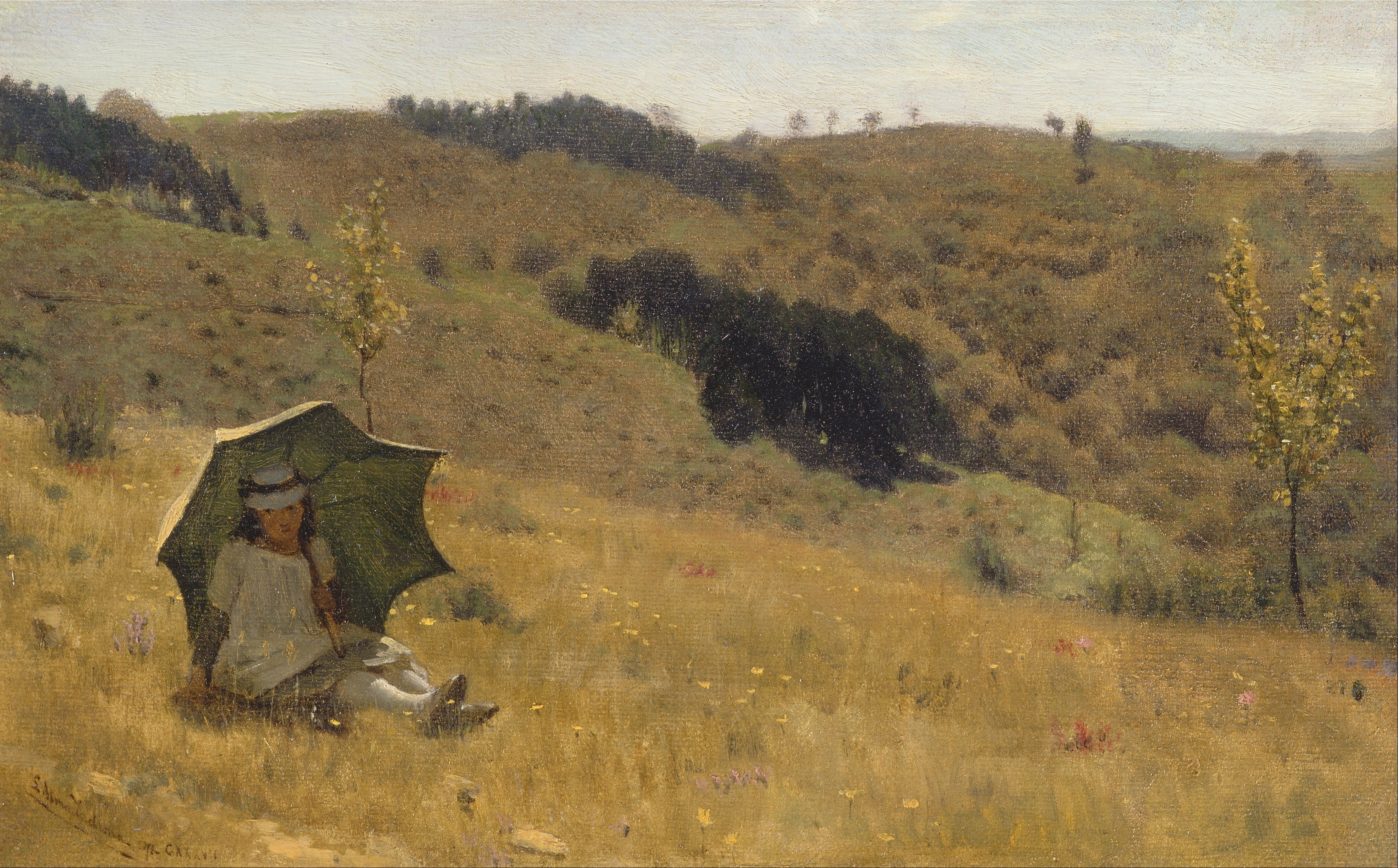 nature, built structure, day, oil painting, Lawrence Alma-Tadema, no people, non-urban scene, classic art, 2K, outdoors, beauty in nature, land, landscape, HD Wallpaper