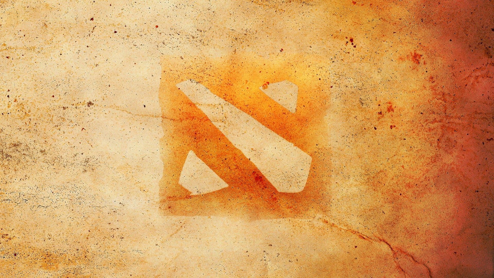textured, 720P, Dota 2, wall - building feature, built structure, sign, communication, Dota, guidance, concrete, red, road, Valve, directional sign, orange color, HD Wallpaper