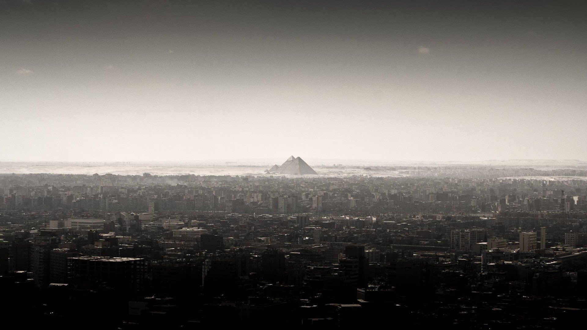 1080P, city, Cairo, Egypt, pyramid, HD Wallpaper