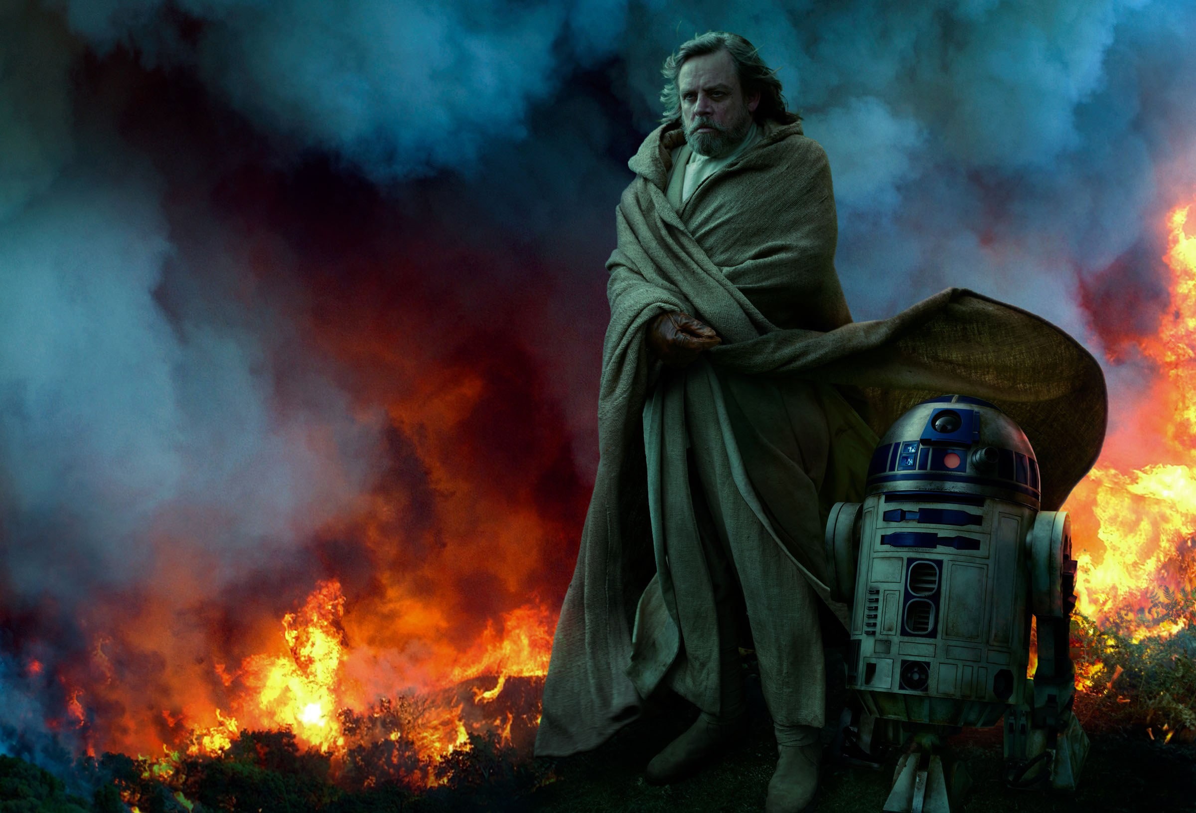 Star Wars, Luke Skywalker, R2-D2, Star Wars: The Rise of Skywalker, 1080P, HD Wallpaper