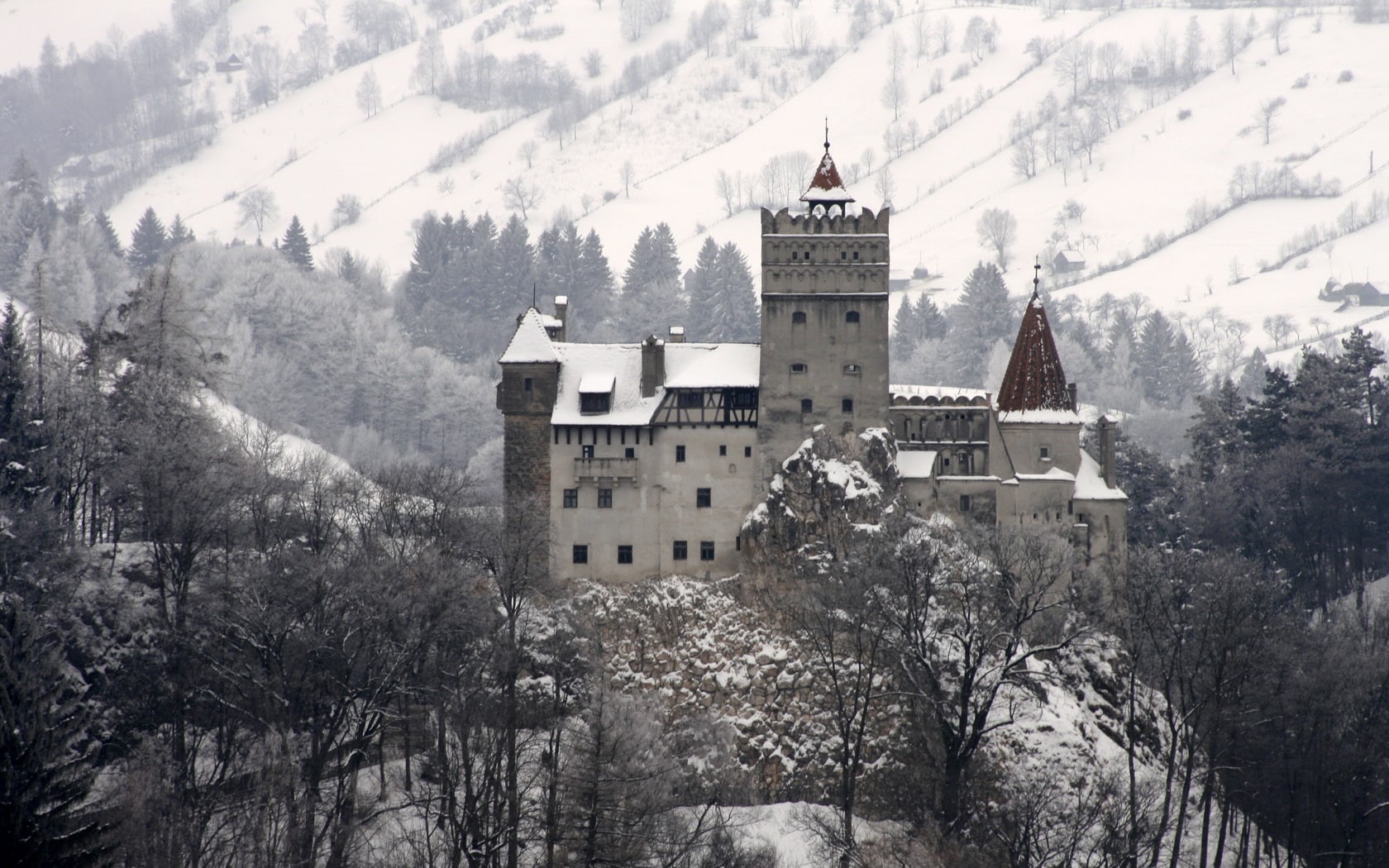 castle, romania, 720P, dracula 039 s, bran, transylvania, HD Wallpaper